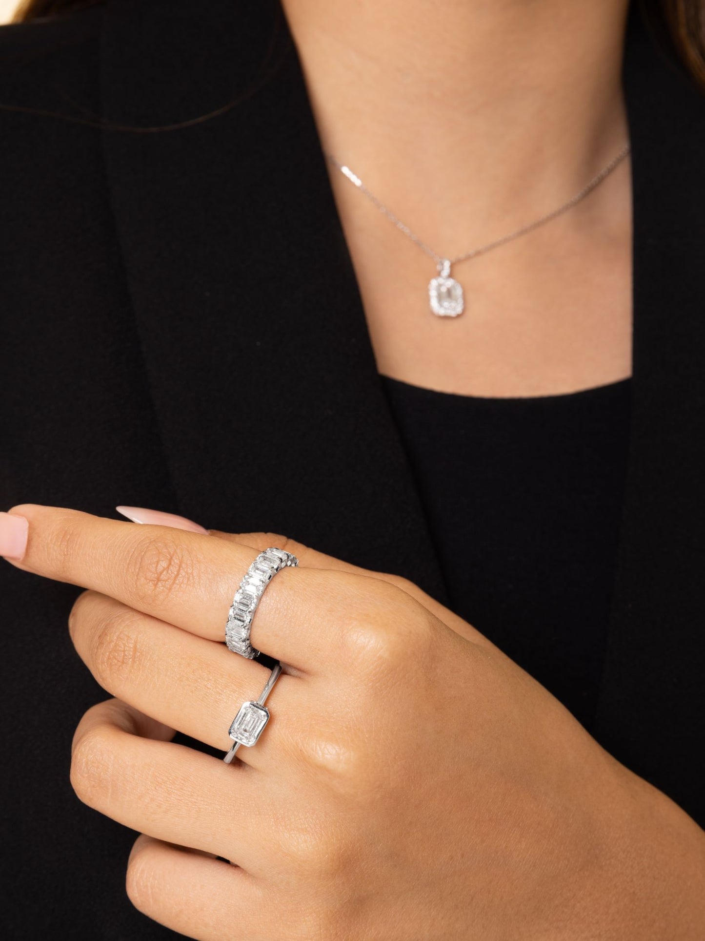 Gracie Diamond Eternity Ring - Evol Jewels