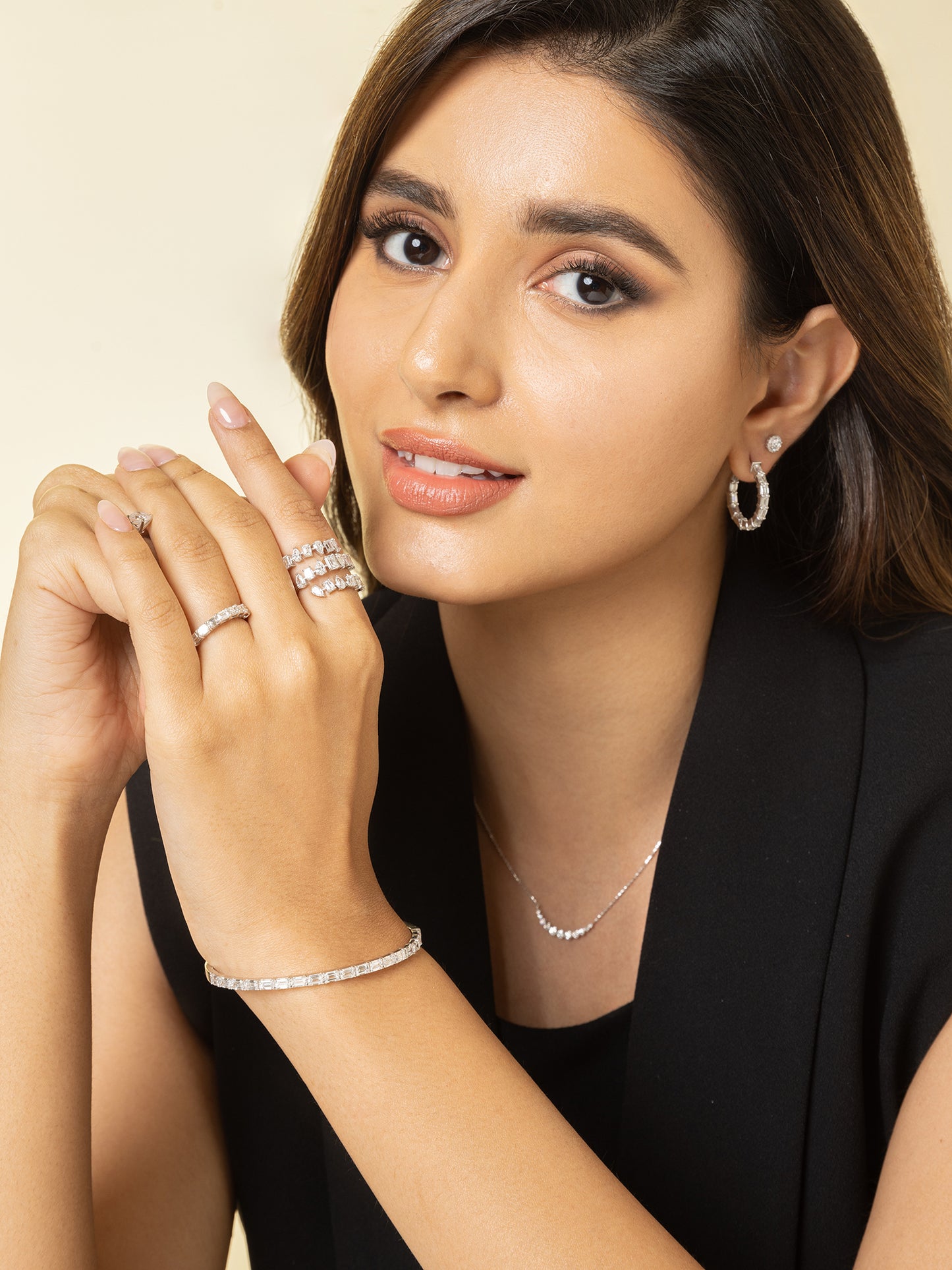 Twisted Twinkles Diamond Ring - Evol Jewels