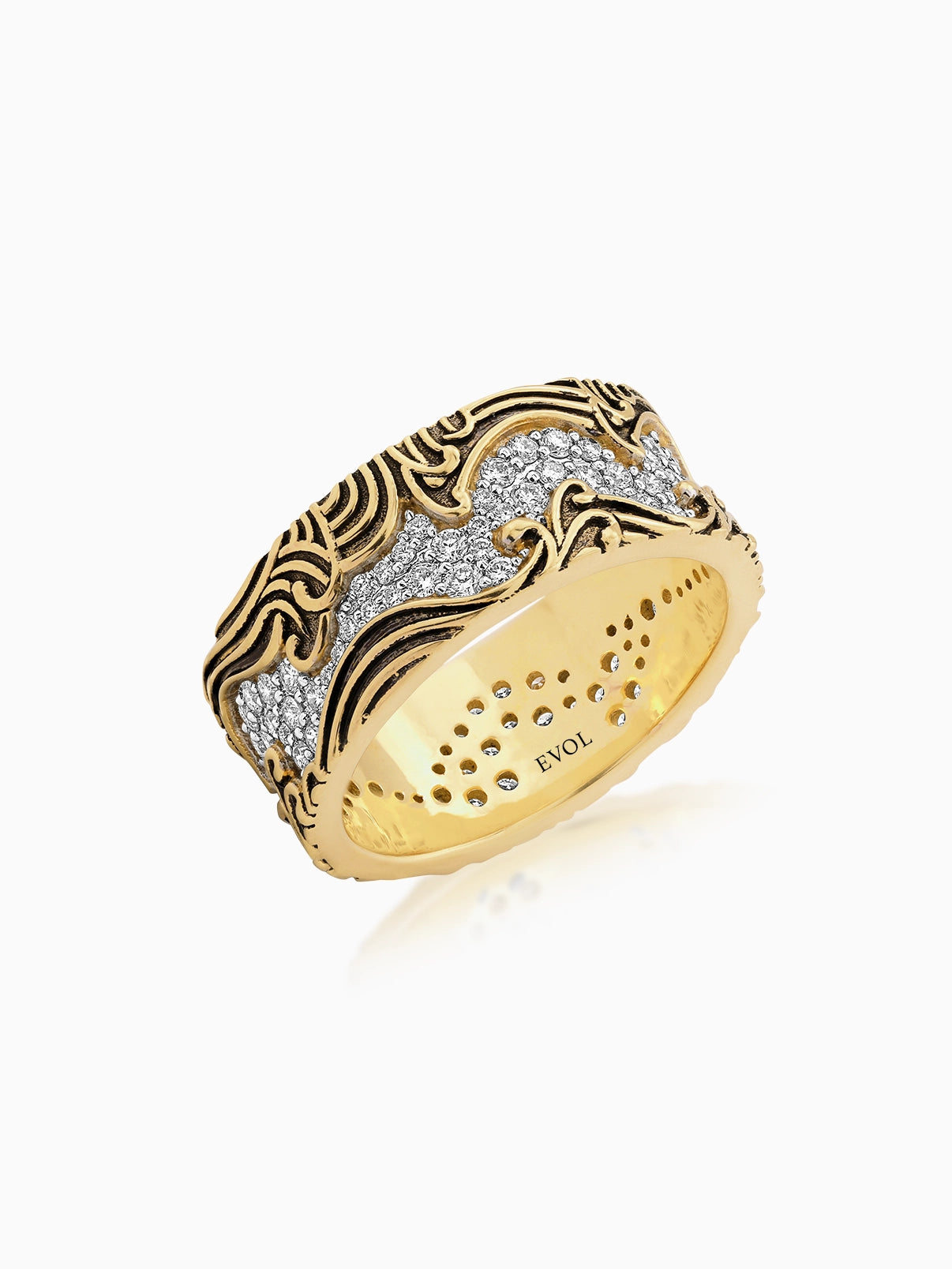 Terra Band Diamond Ring - Evol Jewels