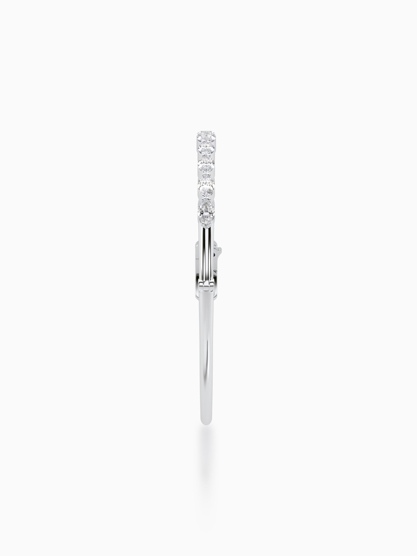 Fiery Diamond Tennis Bracelet