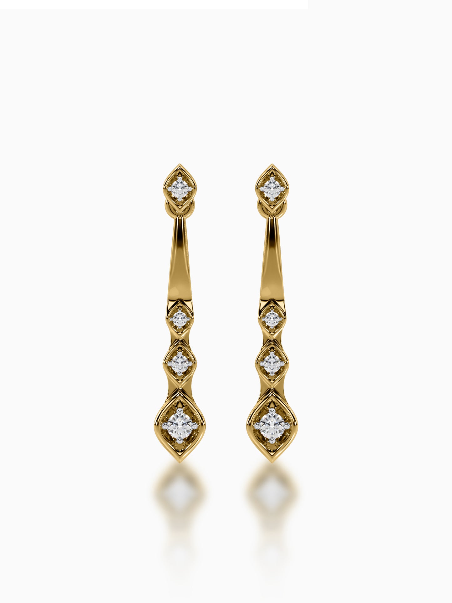 Astra Diamond Earrings - Evol Jewels
