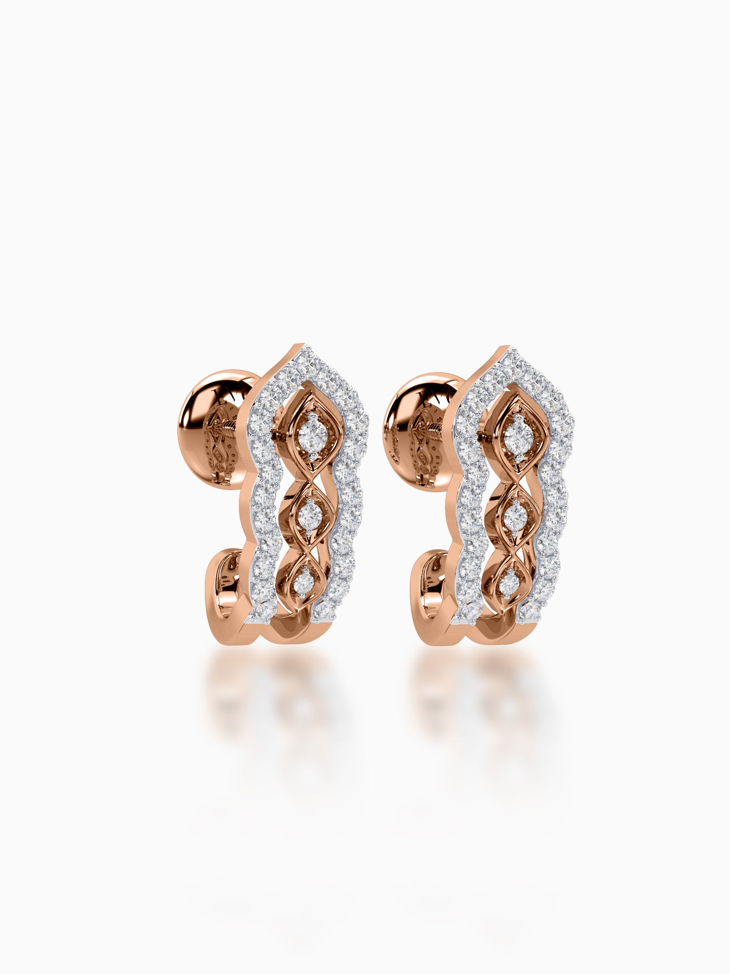 Ember Diamond Earrings - Evol Jewels