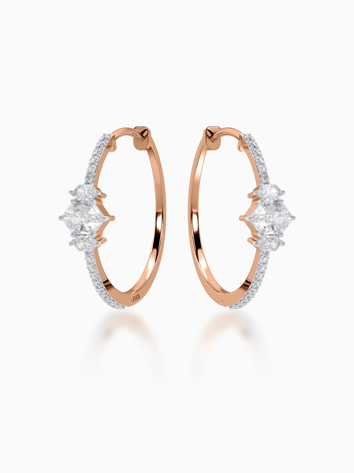 Nysa diamond earrings - Evol Jewels