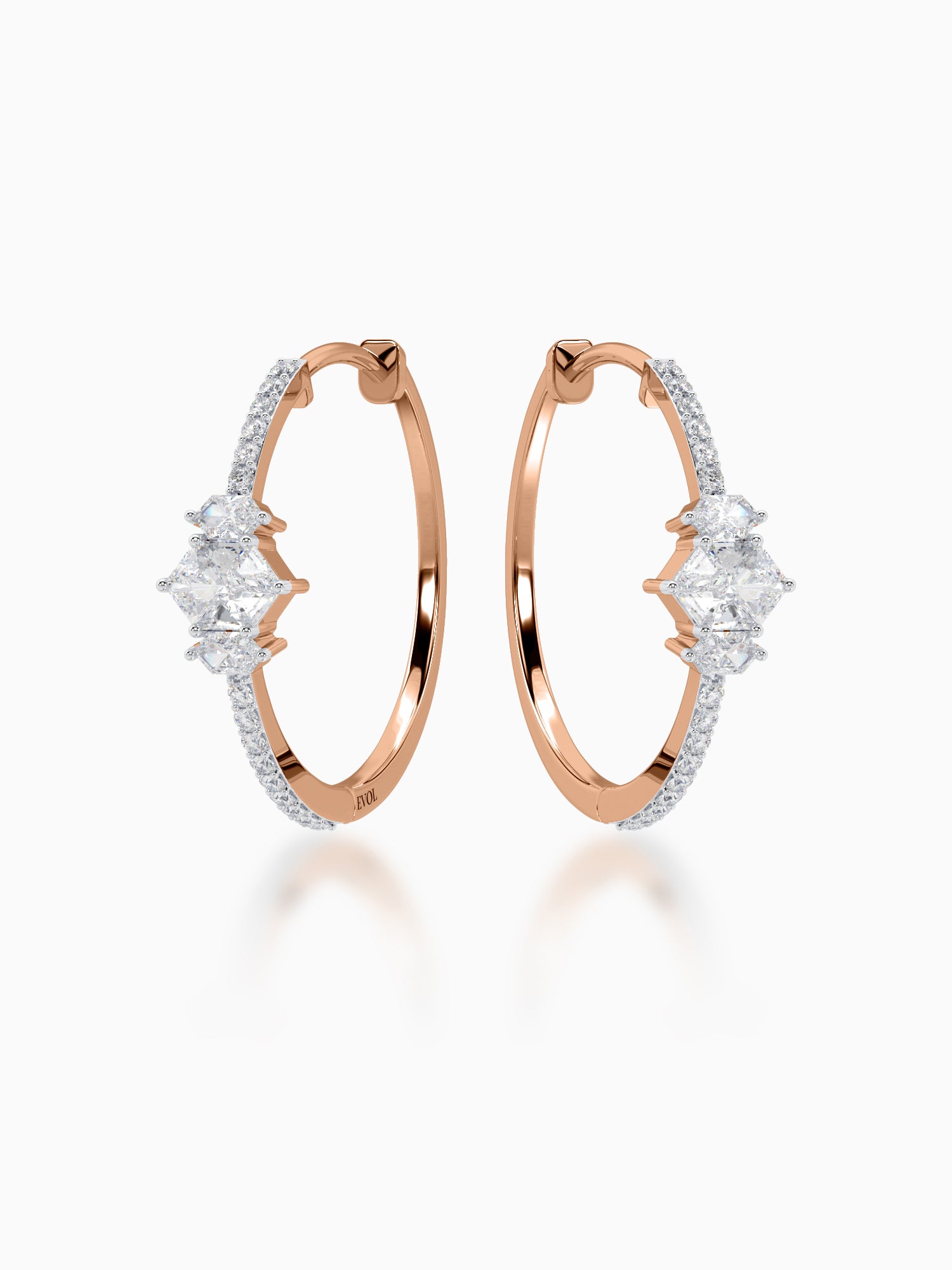 Nysa diamond earrings - Evol Jewels