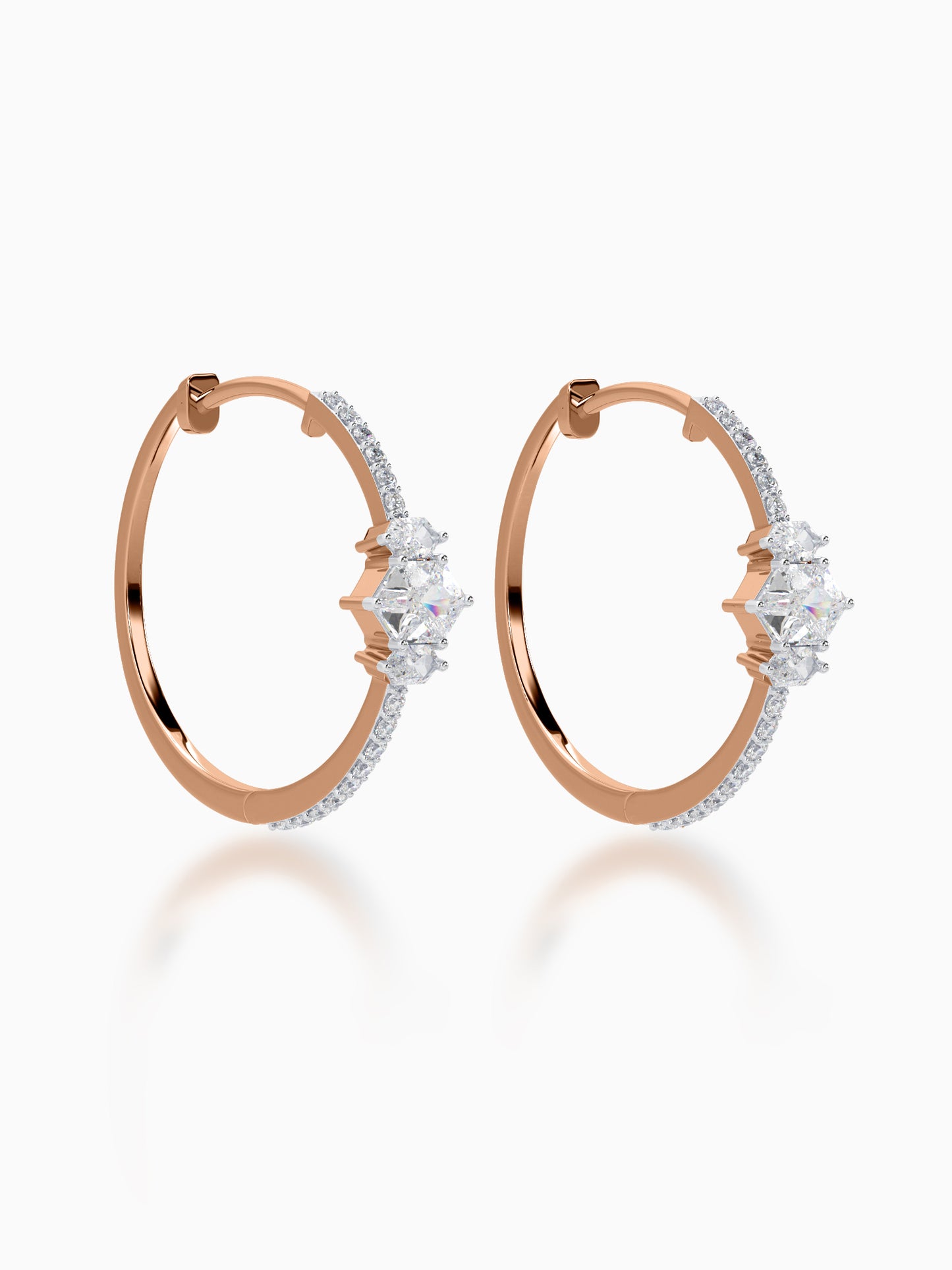 Nysa diamond earrings - Evol Jewels