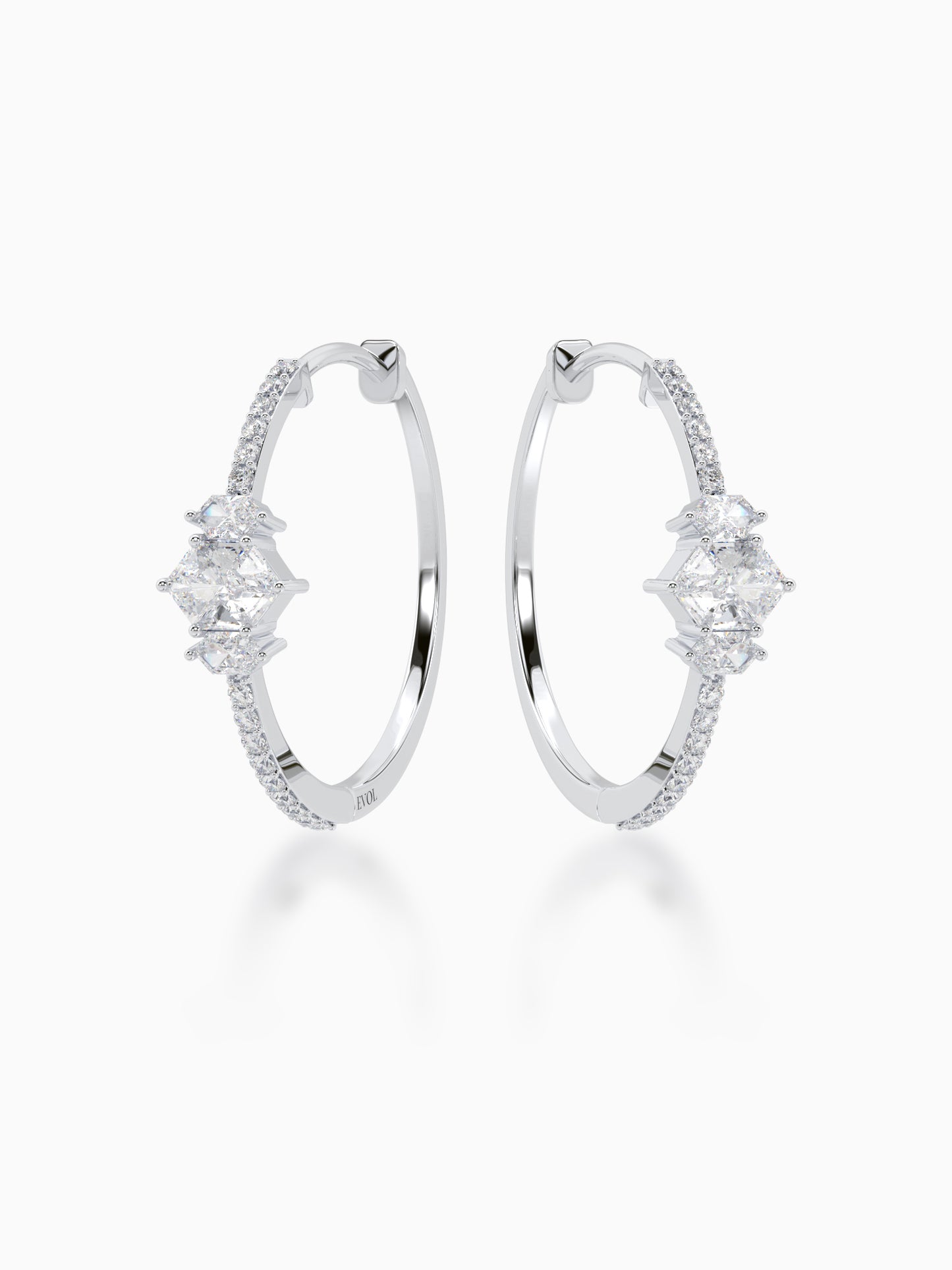 Nysa diamond earrings - Evol Jewels
