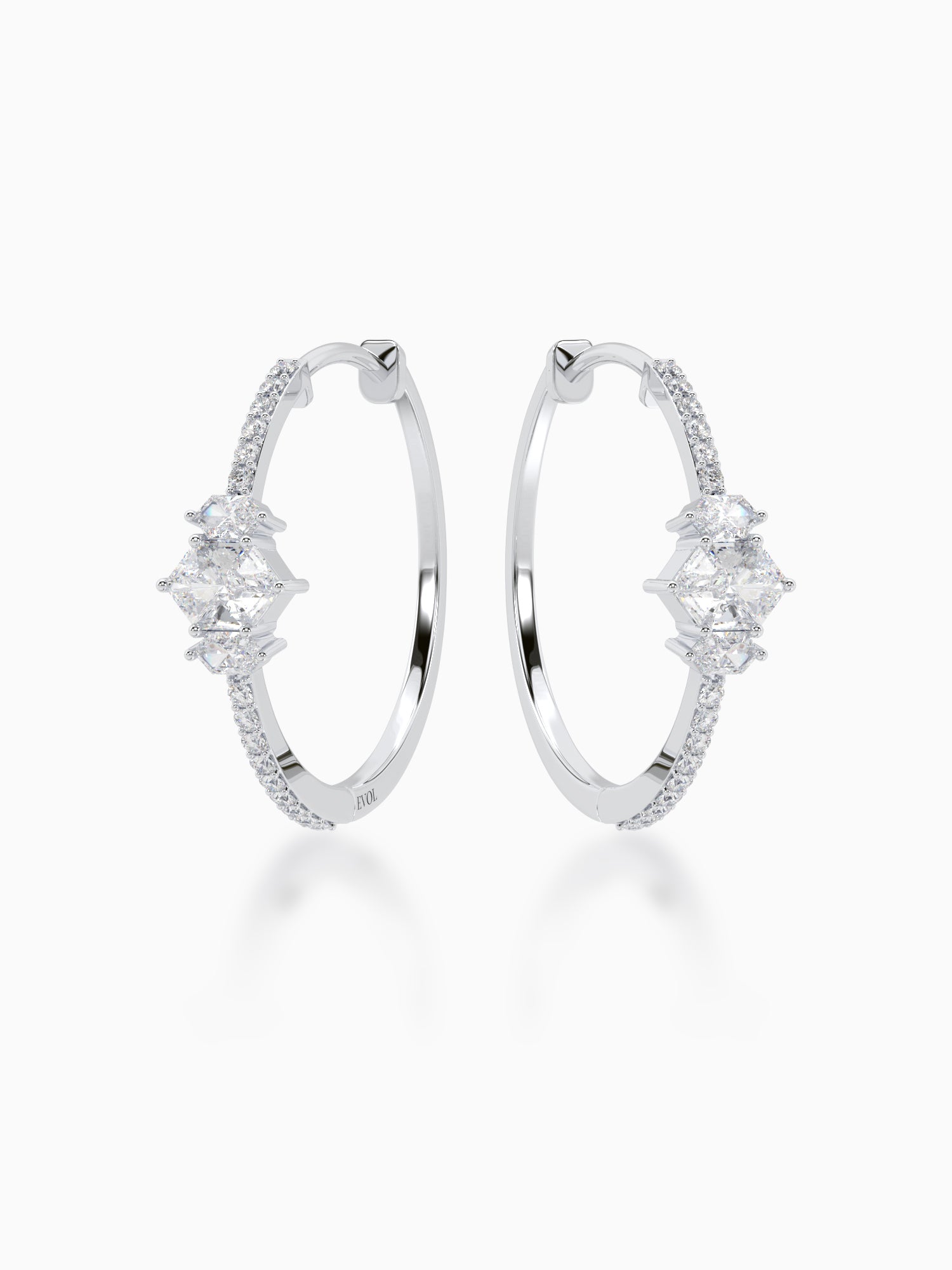 Nysa diamond earrings - Evol Jewels
