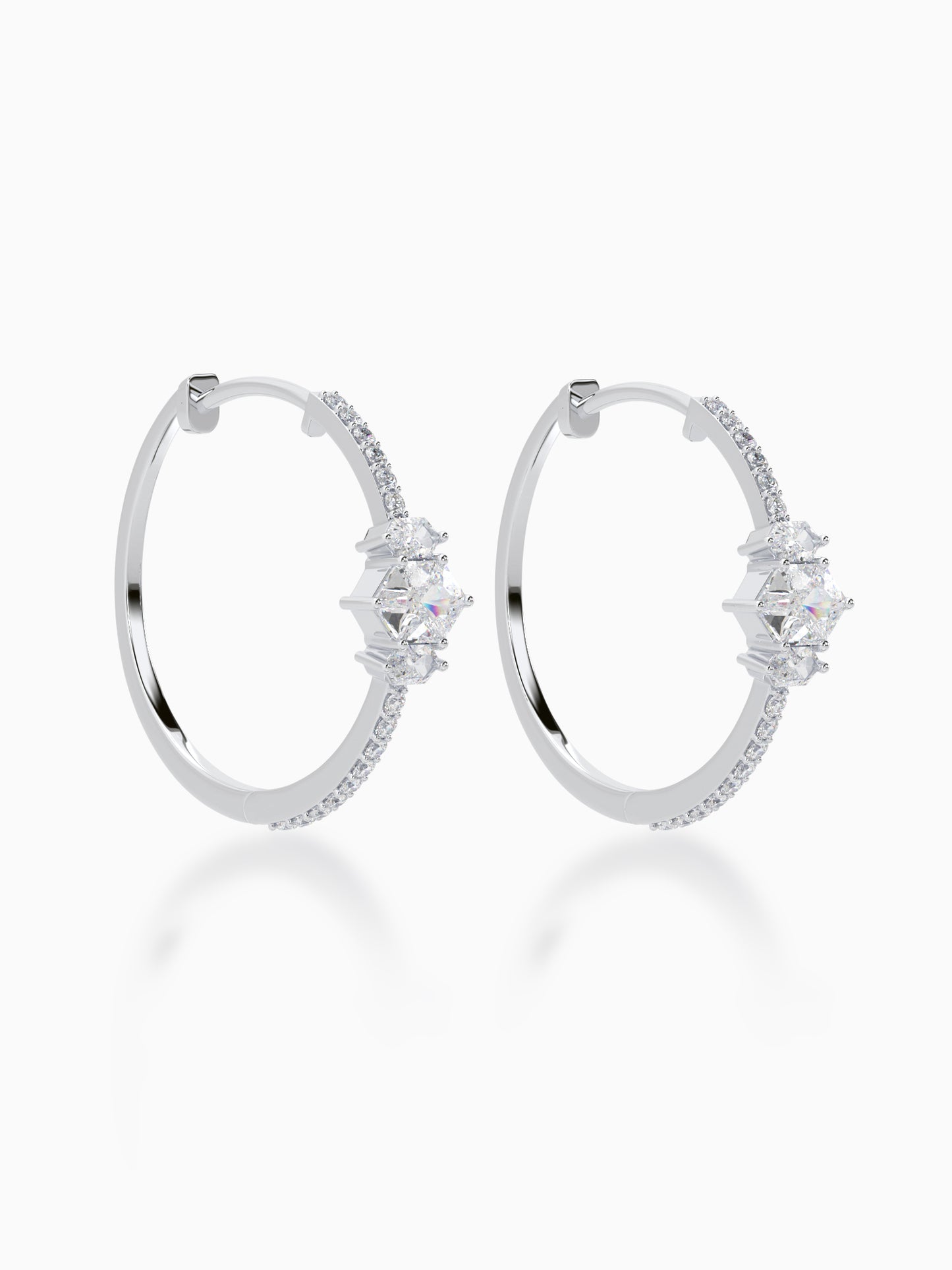 Nysa diamond earrings - Evol Jewels