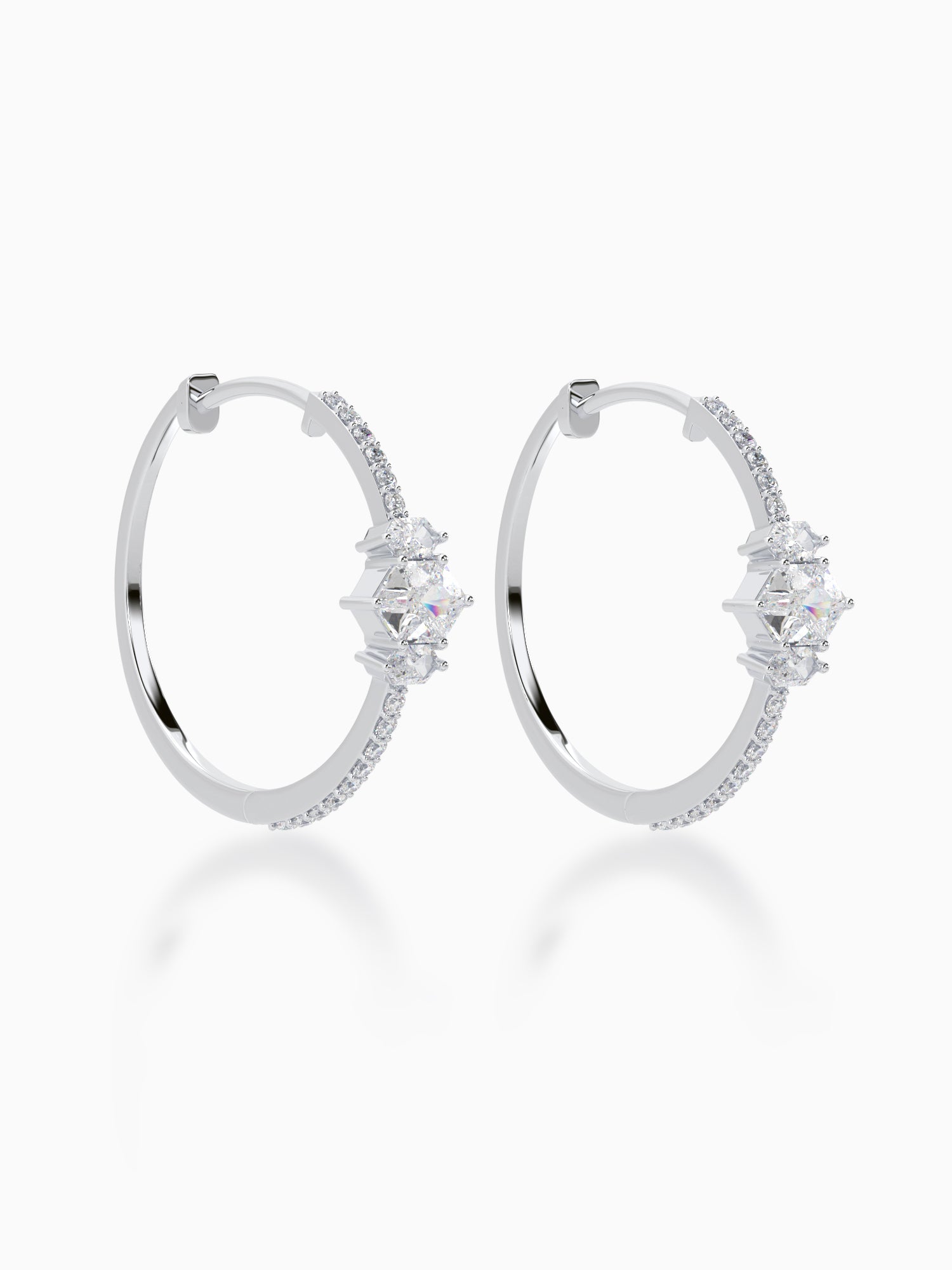 Nysa diamond earrings - Evol Jewels