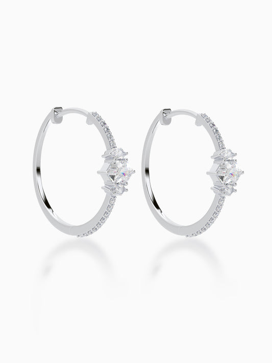 Nysa diamond earrings - Evol Jewels