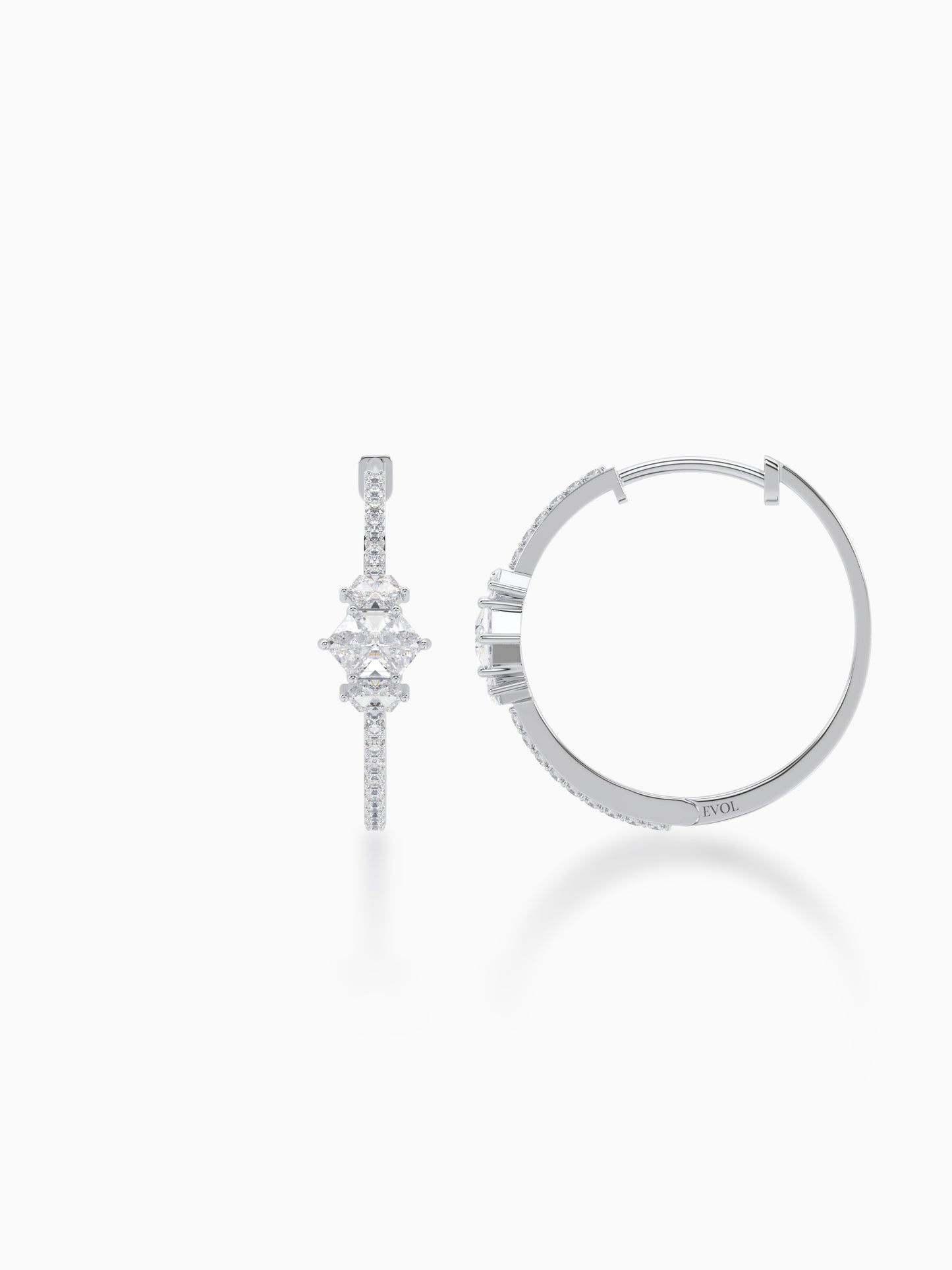 Nysa diamond earrings - Evol Jewels