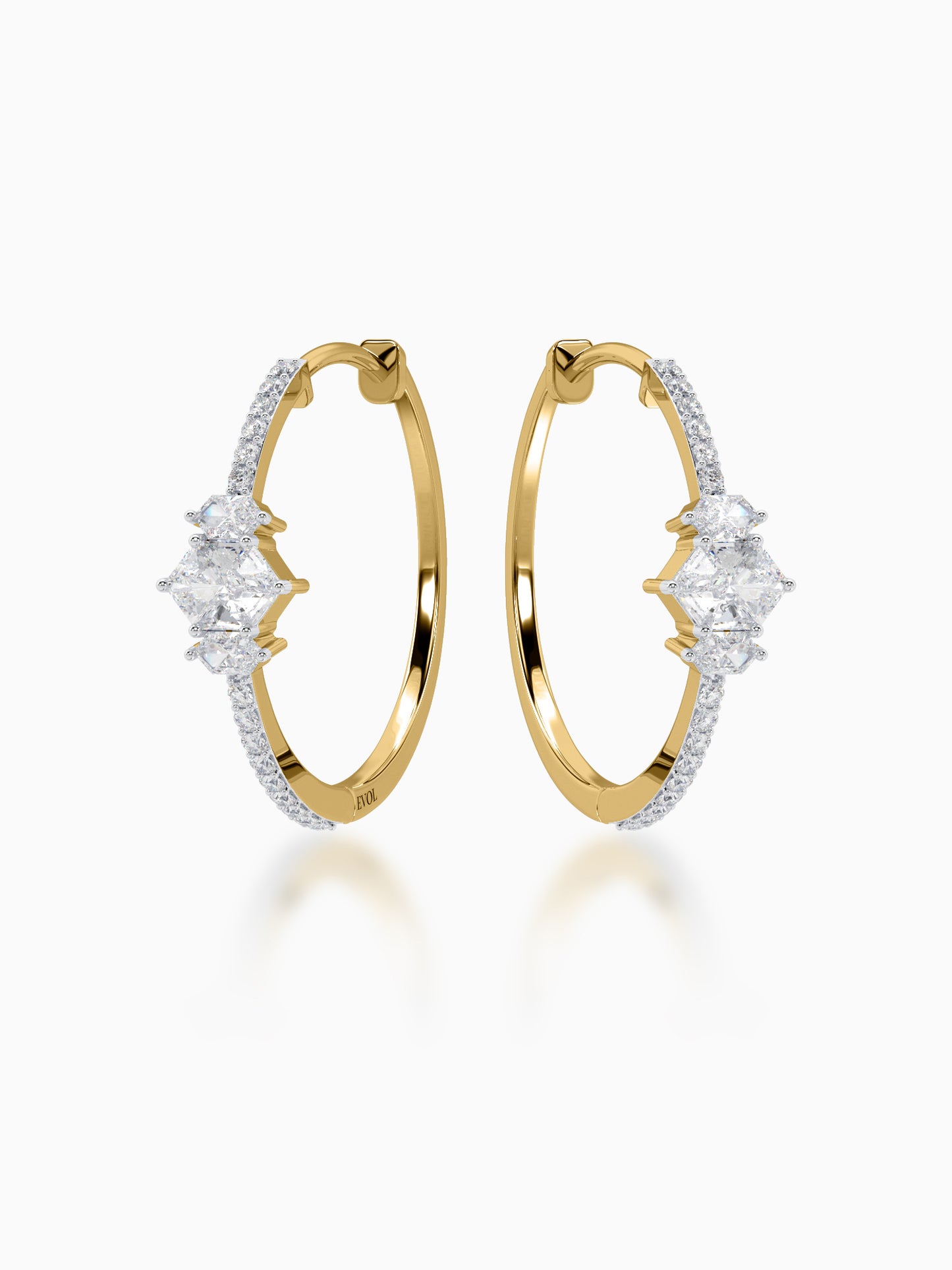 Nysa diamond earrings - Evol Jewels