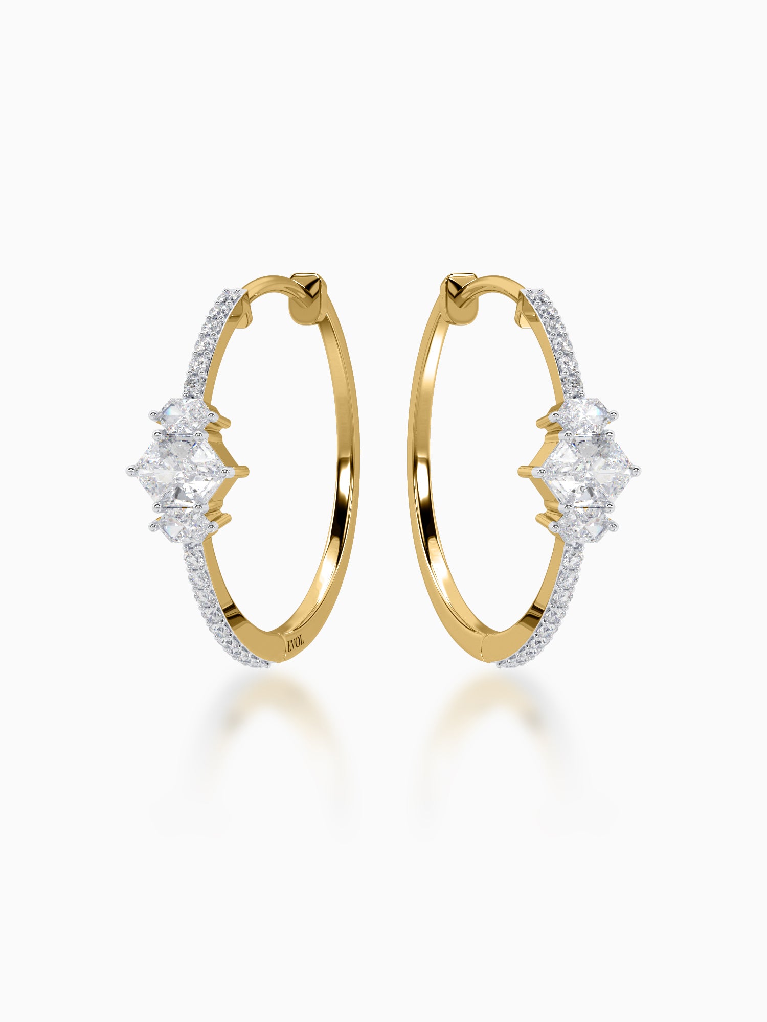 Nysa diamond earrings - Evol Jewels