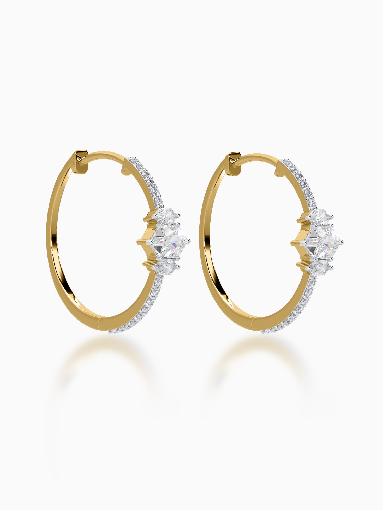 Nysa diamond earrings - Evol Jewels