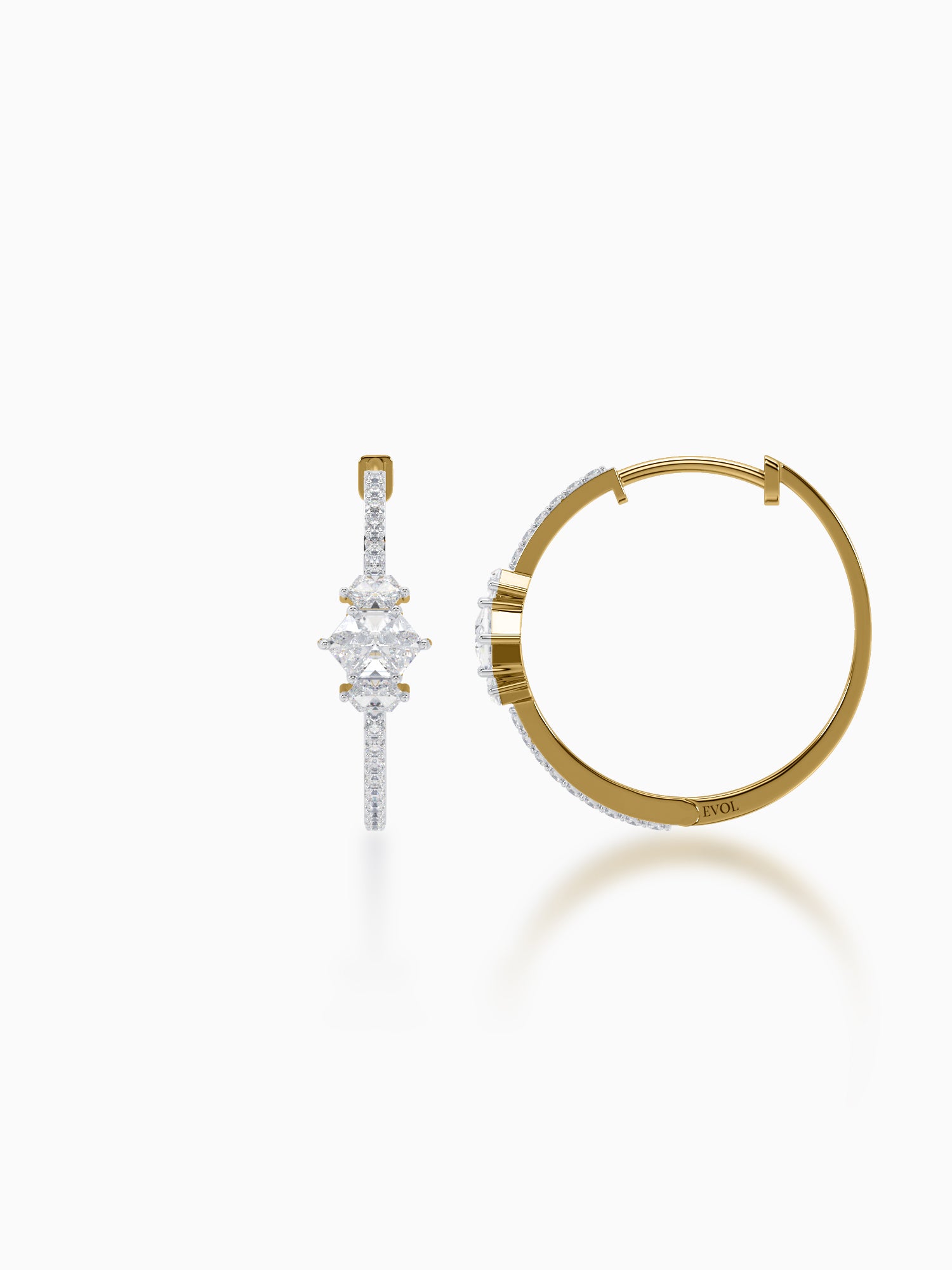 Nysa diamond earrings - Evol Jewels