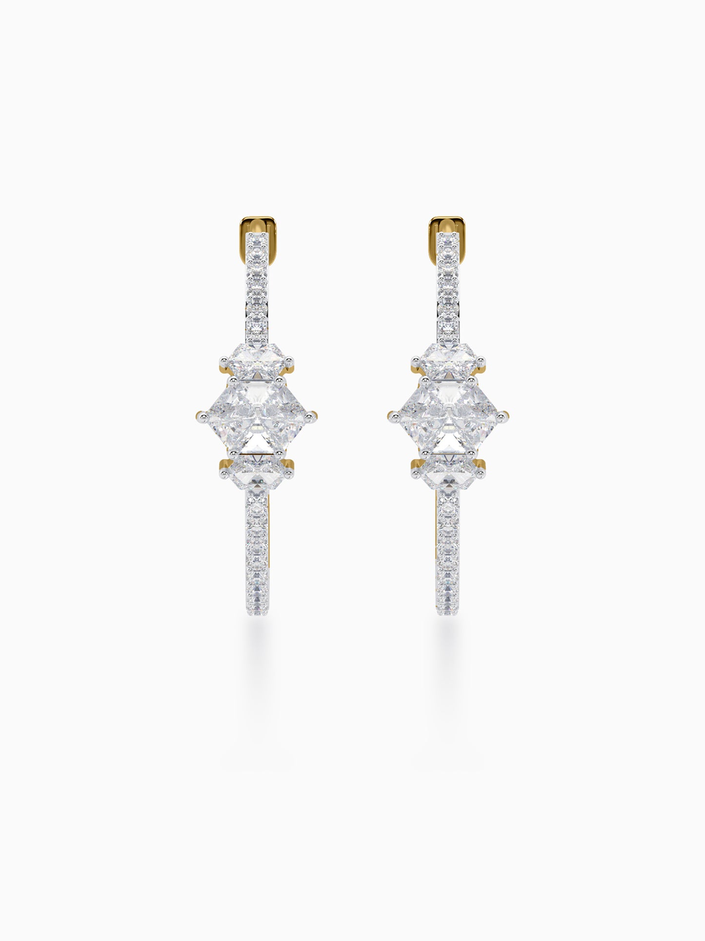 Nysa diamond earrings - Evol Jewels