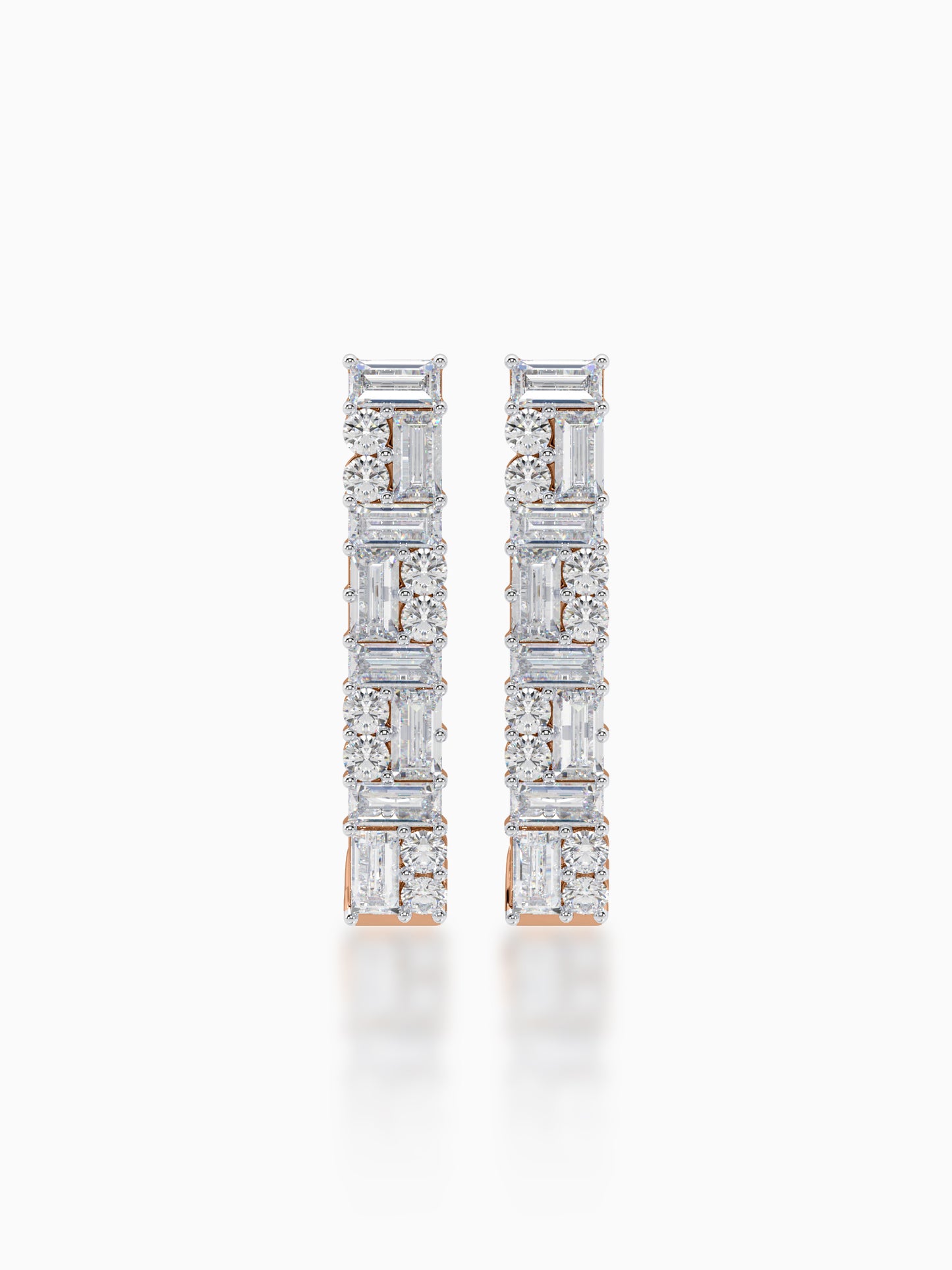 Crystaline diamond earrings - Evol Jewels