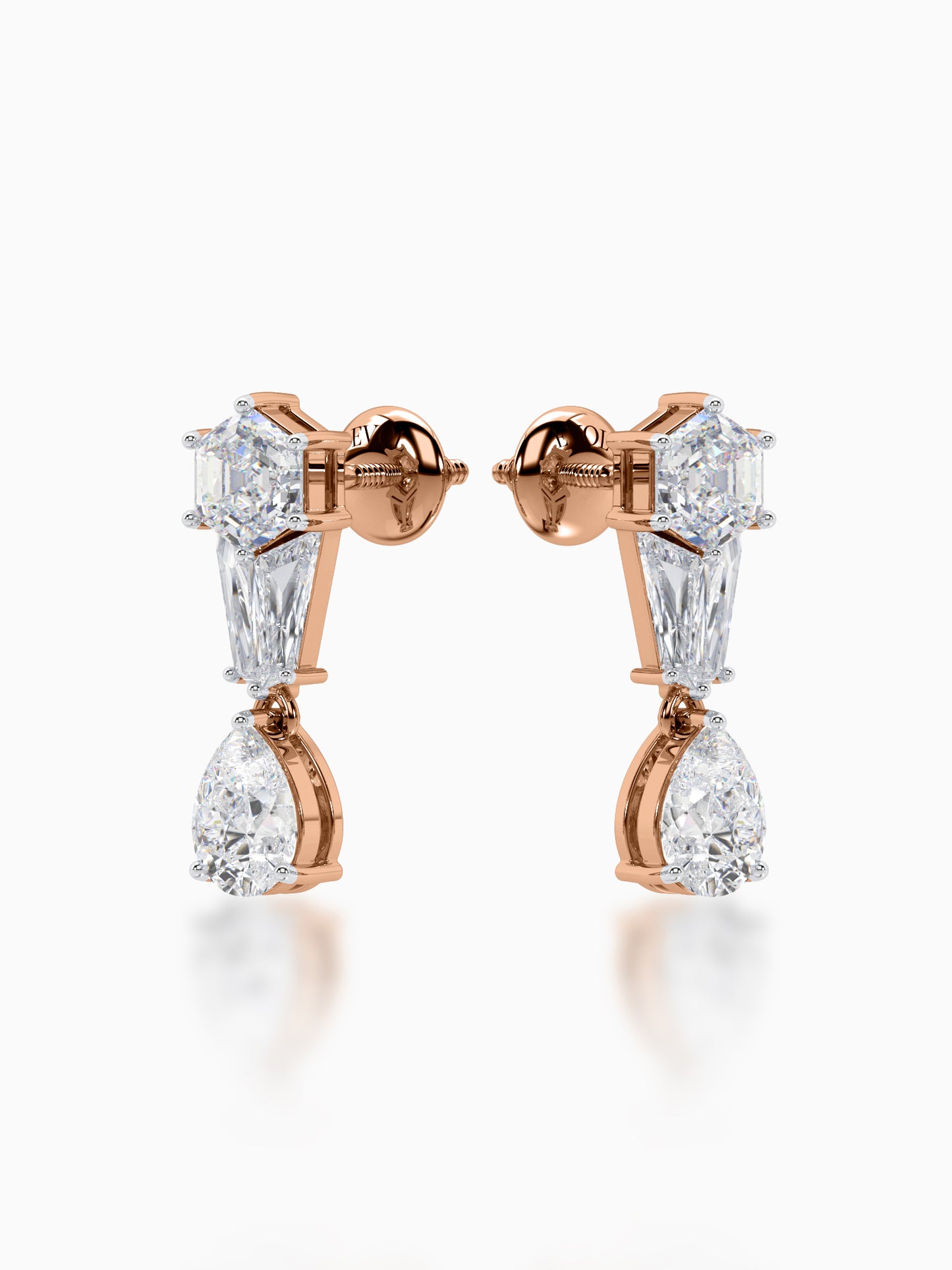 Polygon Passion Diamond Earrings - Evol Jewels