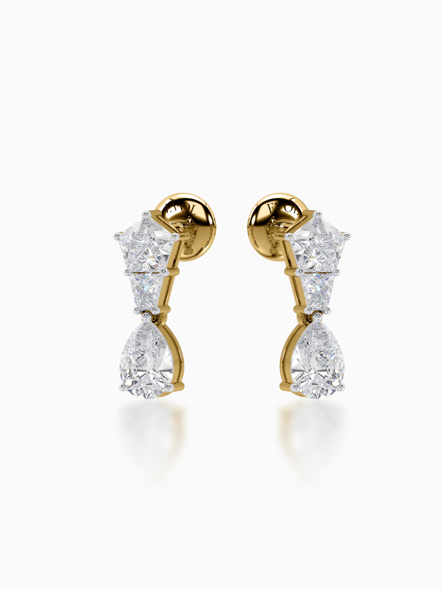 Elara diamond earrings - Evol Jewels