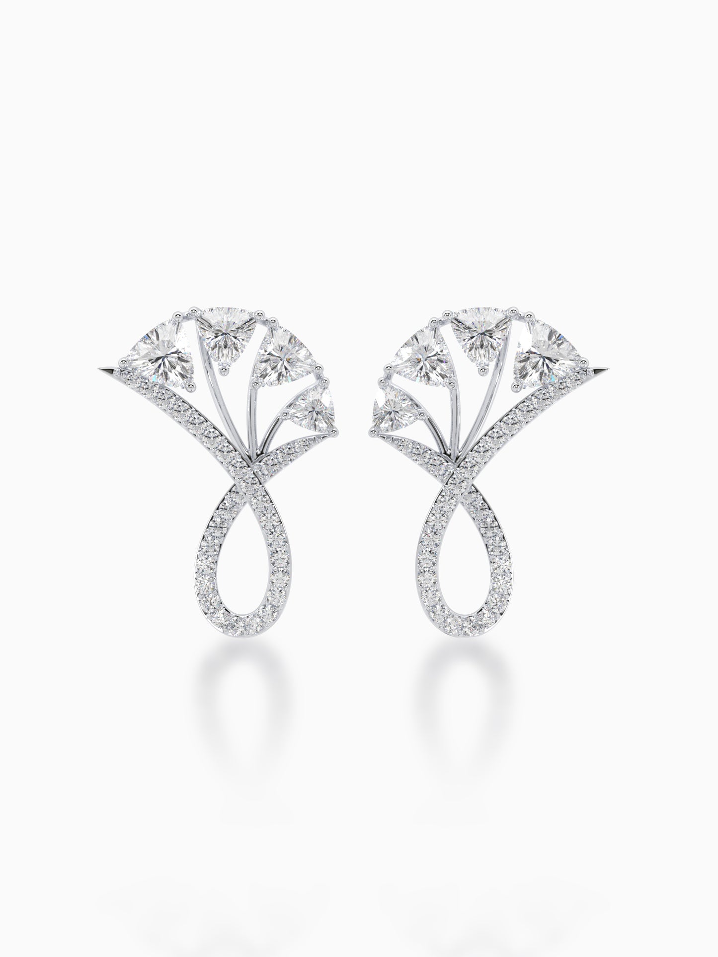 Gilded Stardust Diamond Earrings