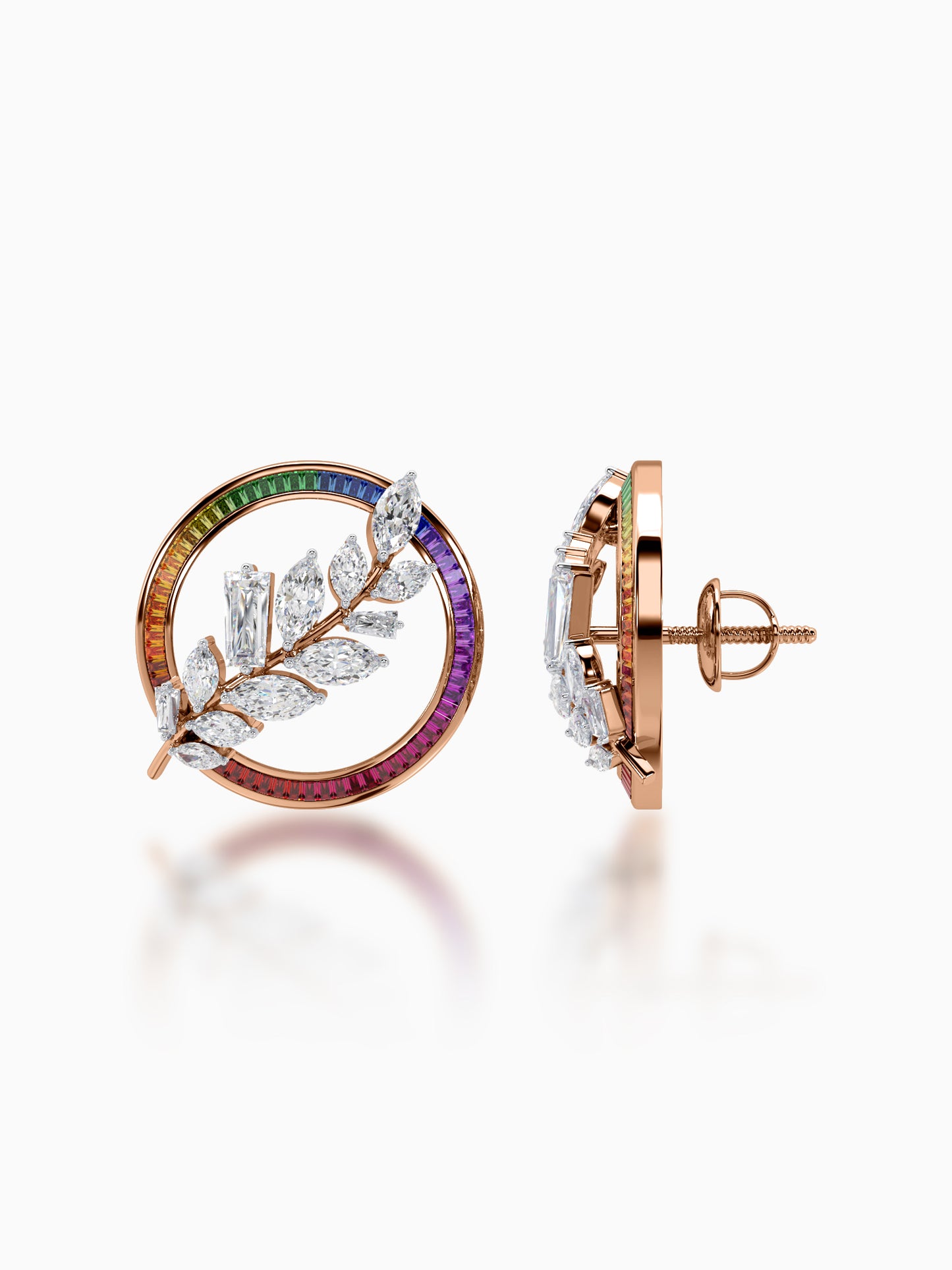 Andromeda diamond earrings - Evol Jewels