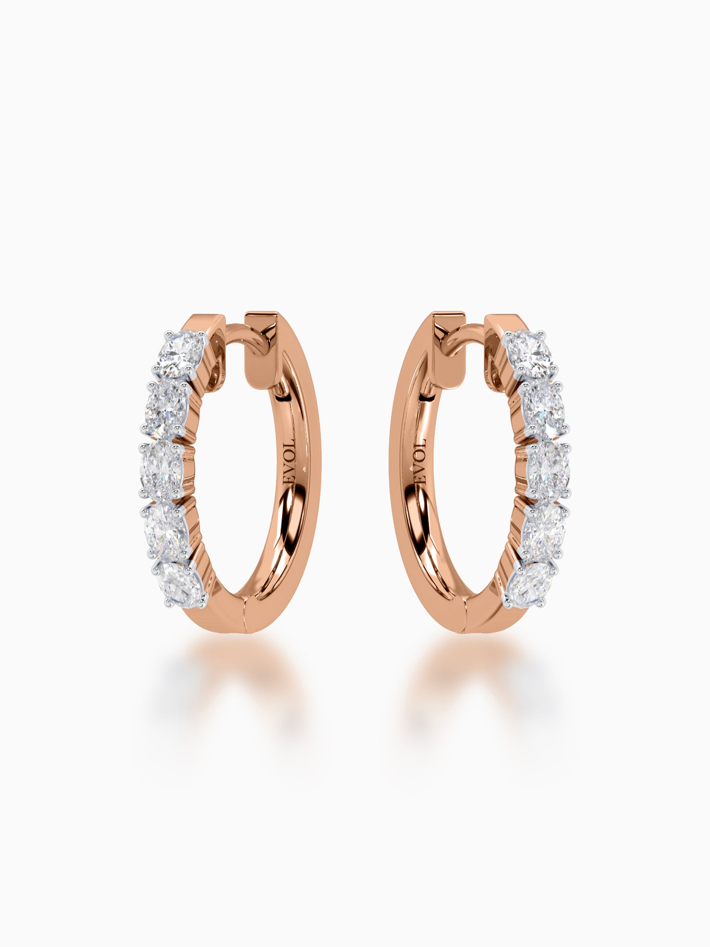 Nomadic Diamond Huggie Earring - Evol Jewels