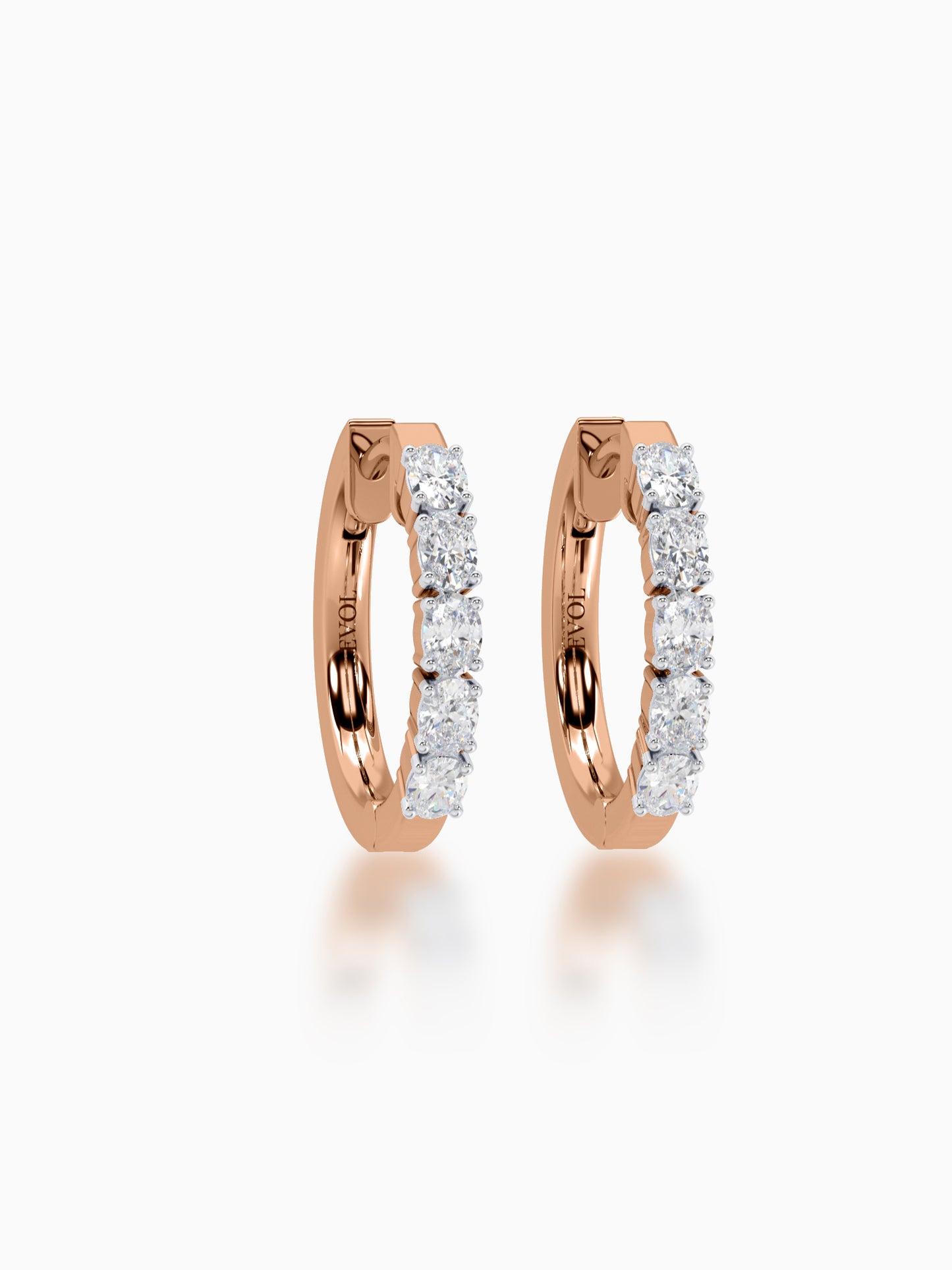 Nomadic Diamond Huggie Earring - Evol Jewels