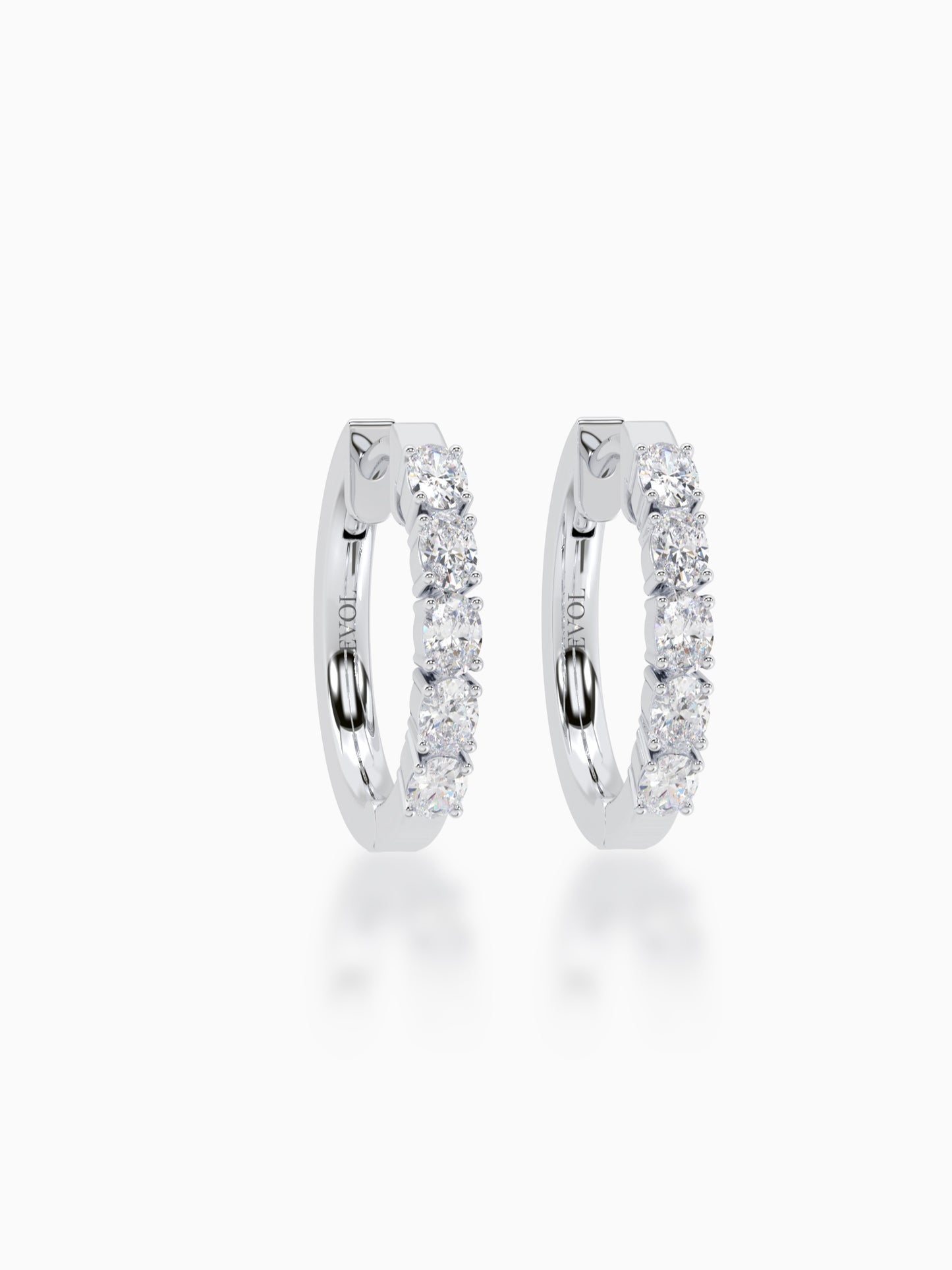 Nomadic Diamond Huggie Earring - Evol Jewels