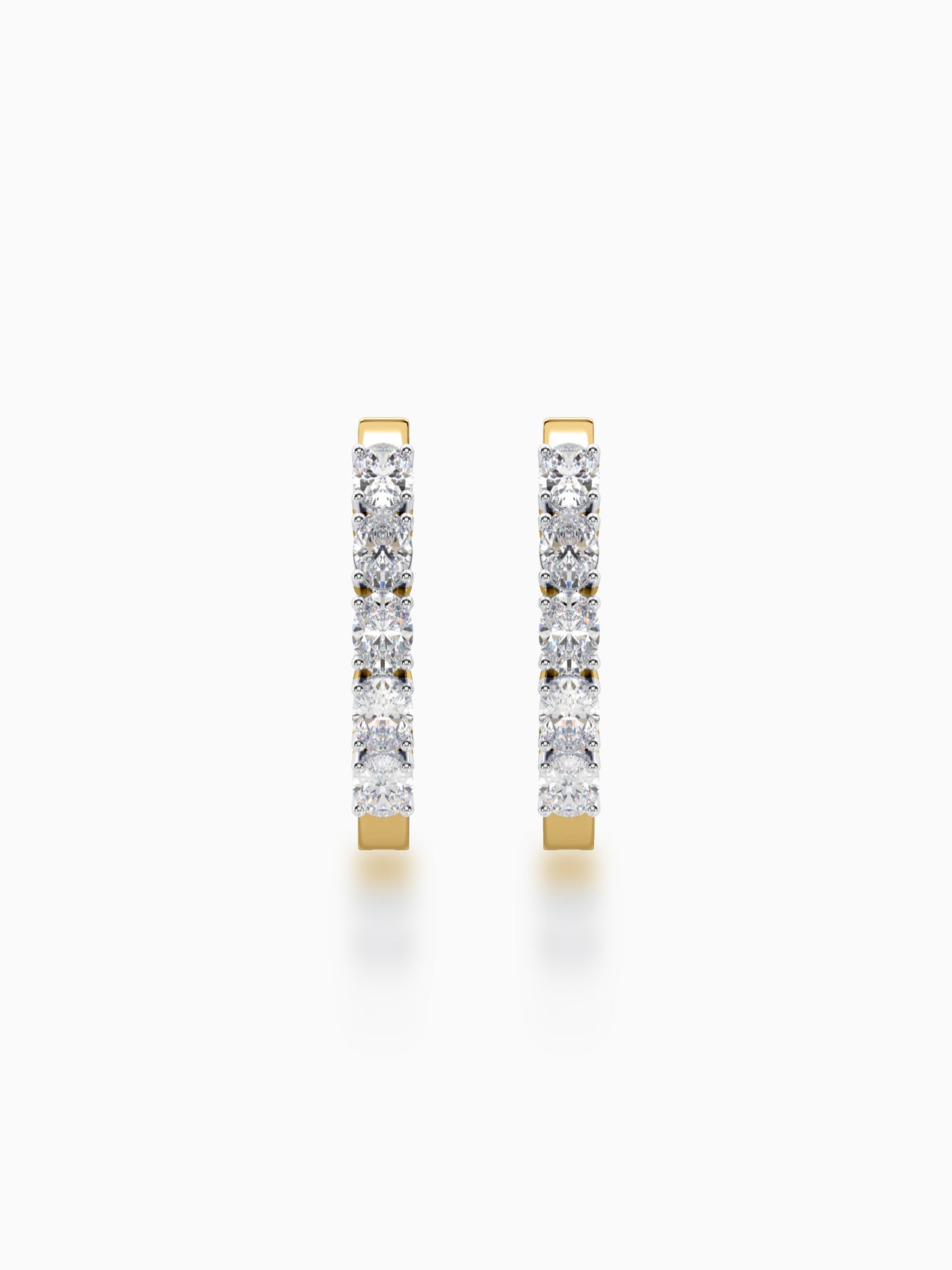 Nomadic Diamond Huggie Earring - Evol Jewels