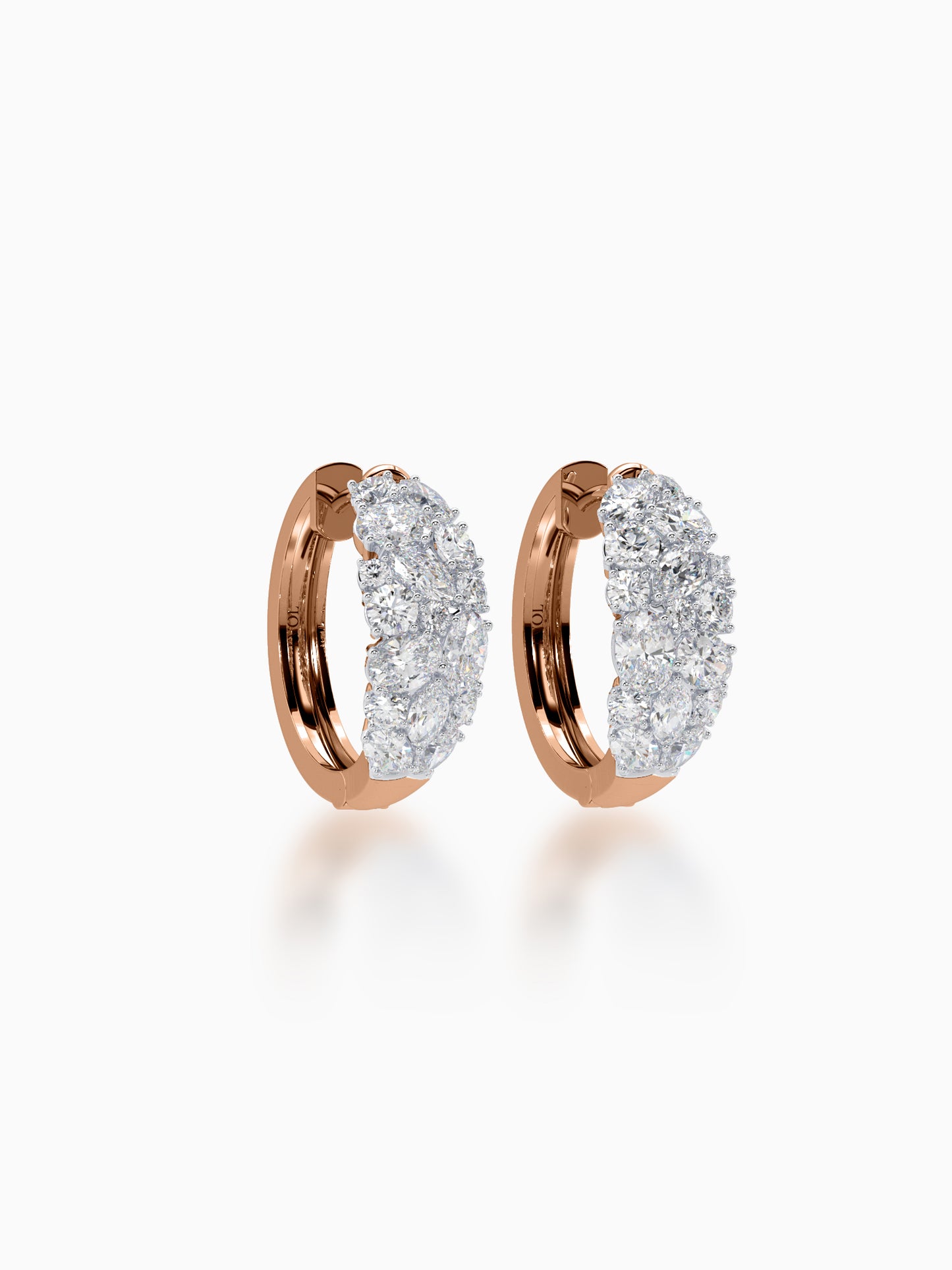 Luminary Diamond Huggie Earring - Evol Jewels