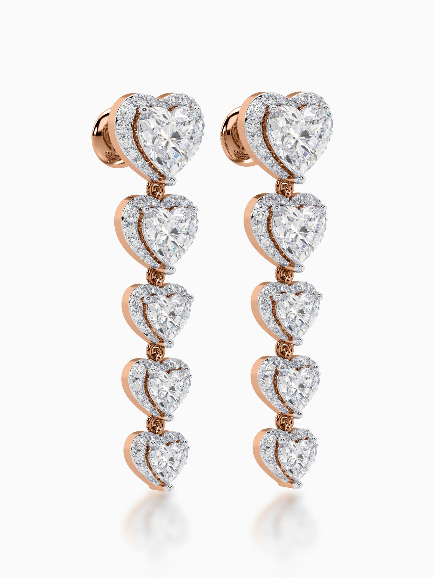 Love Struck Diamond Earrings - Evol Jewels