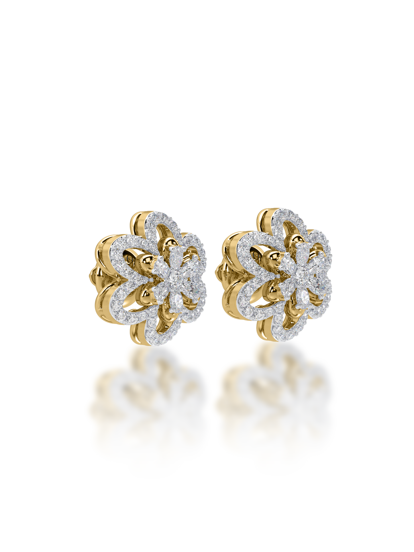 Celestial Embrace Diamond Earrings - Evol Jewels
