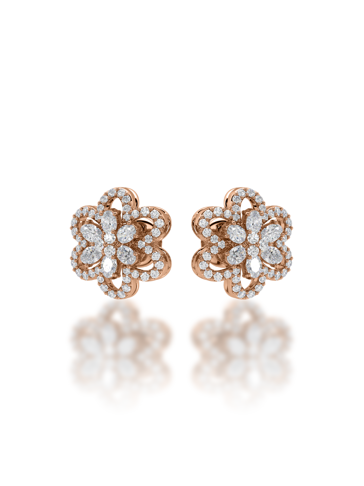 Bond of Symphony Diamond Earrings - Evol Jewels