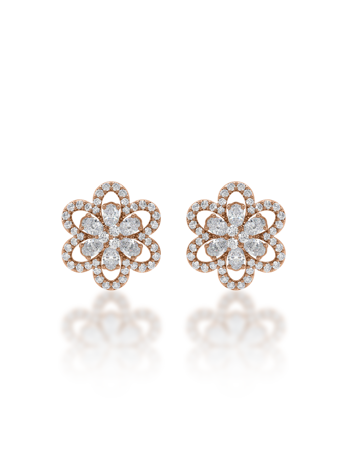 Bond of Symphony Diamond Earrings - Evol Jewels
