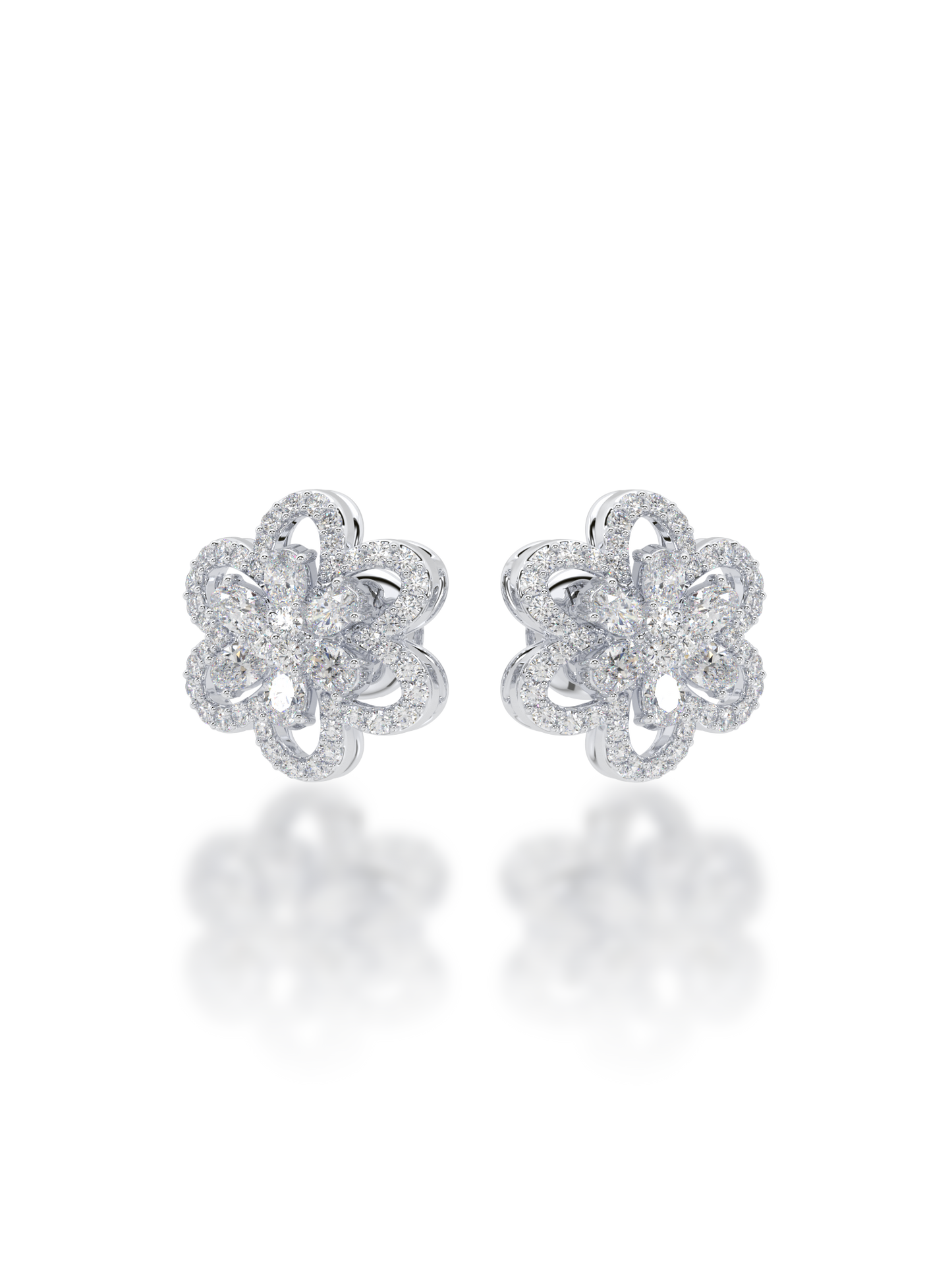 Bond of Symphony Diamond Earrings - Evol Jewels