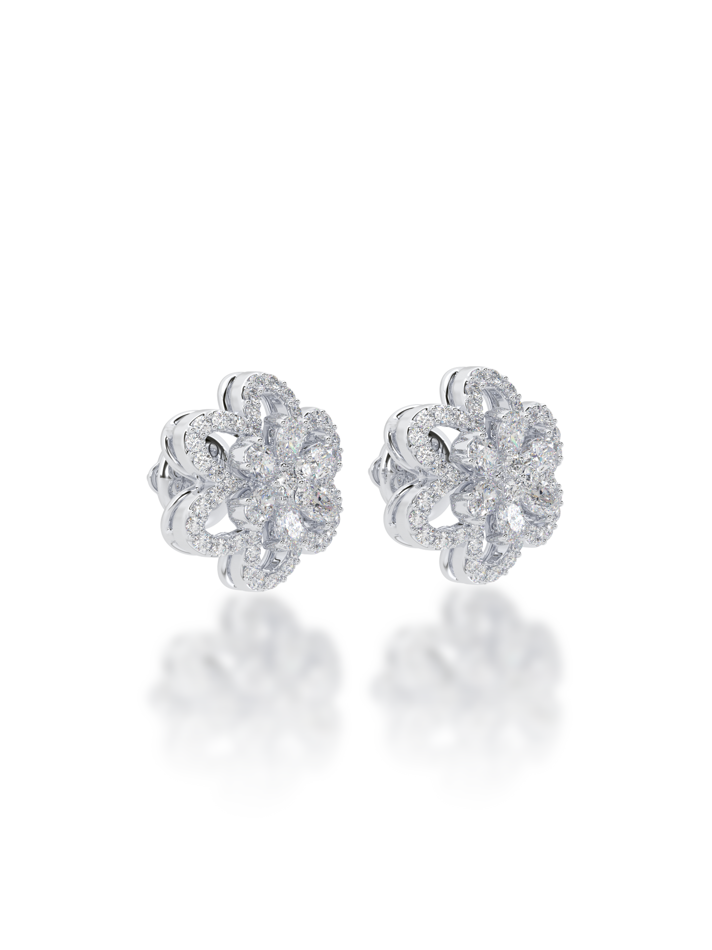 Bond of Symphony Diamond Earrings - Evol Jewels
