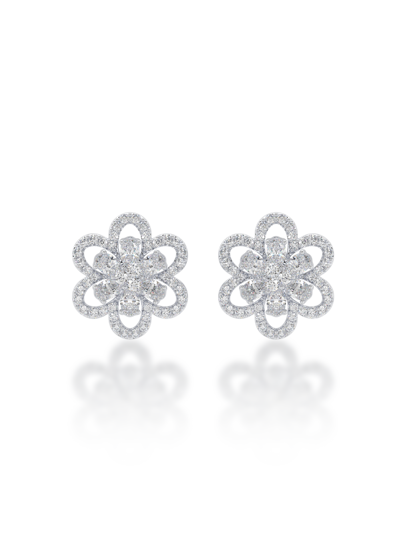 Bond of Symphony Diamond Earrings - Evol Jewels