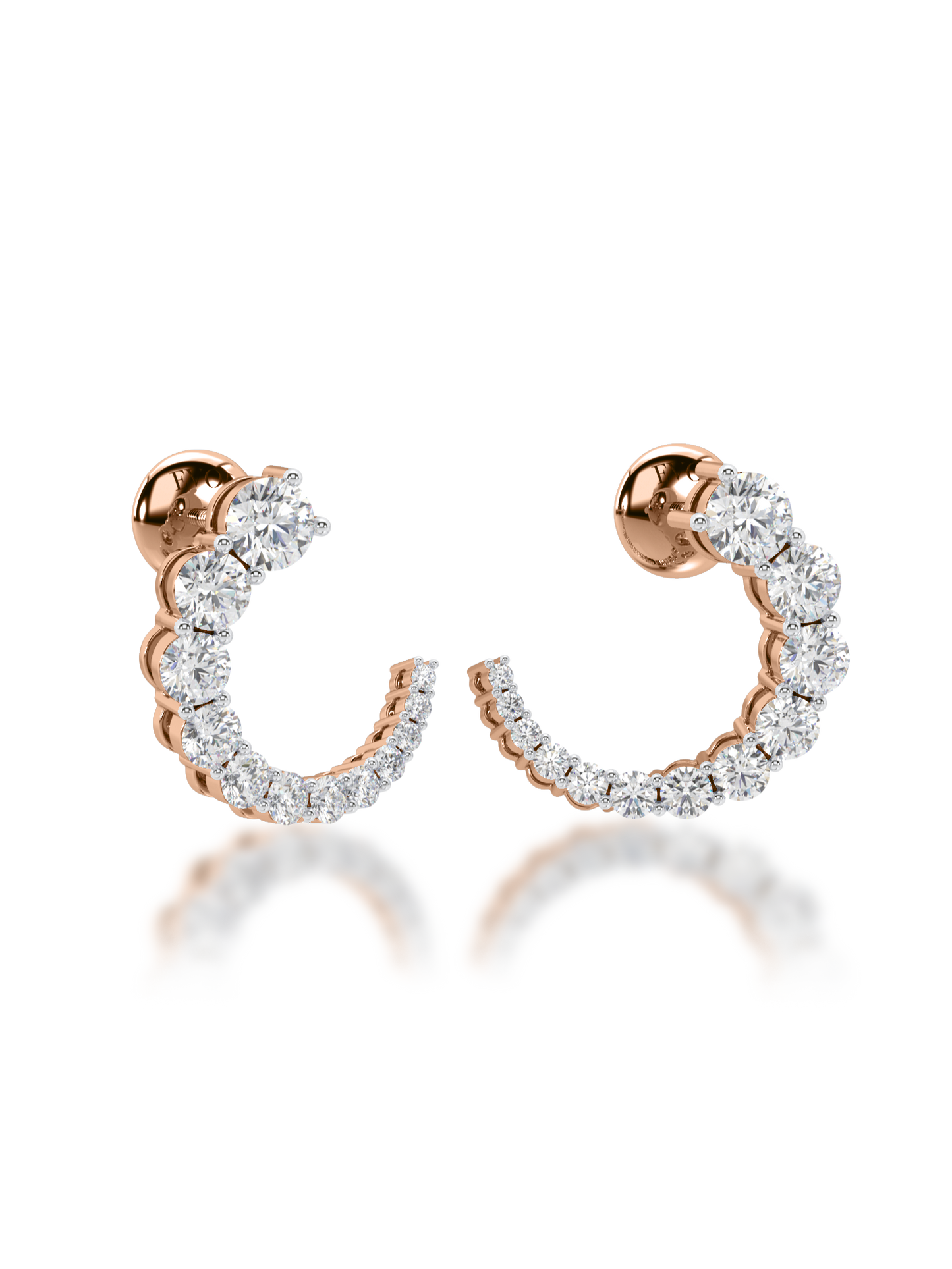 Moonlit Sparkle Diamond Earrings - Evol Jewels