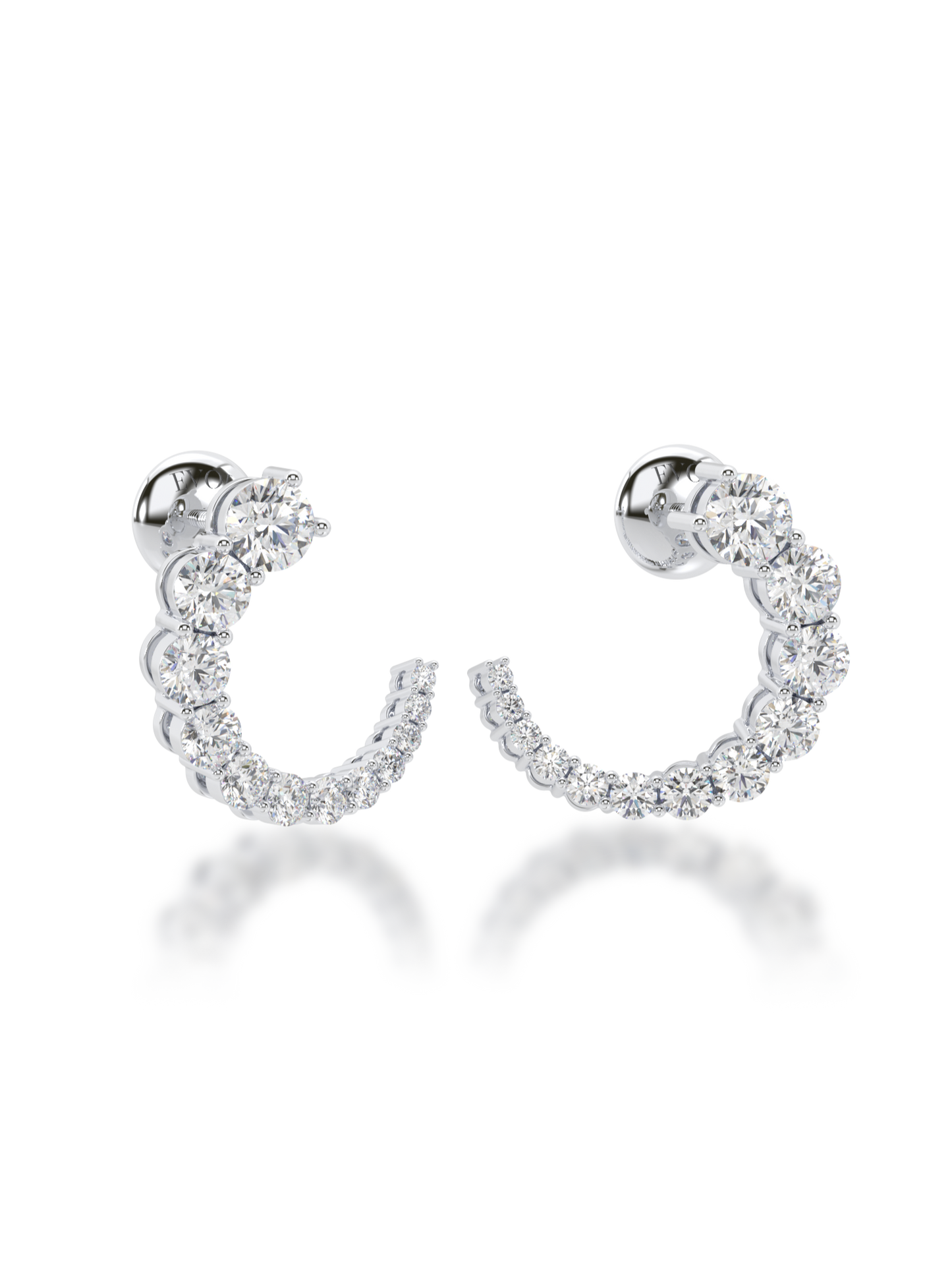 Moonlit Sparkle Diamond Earrings - Evol Jewels