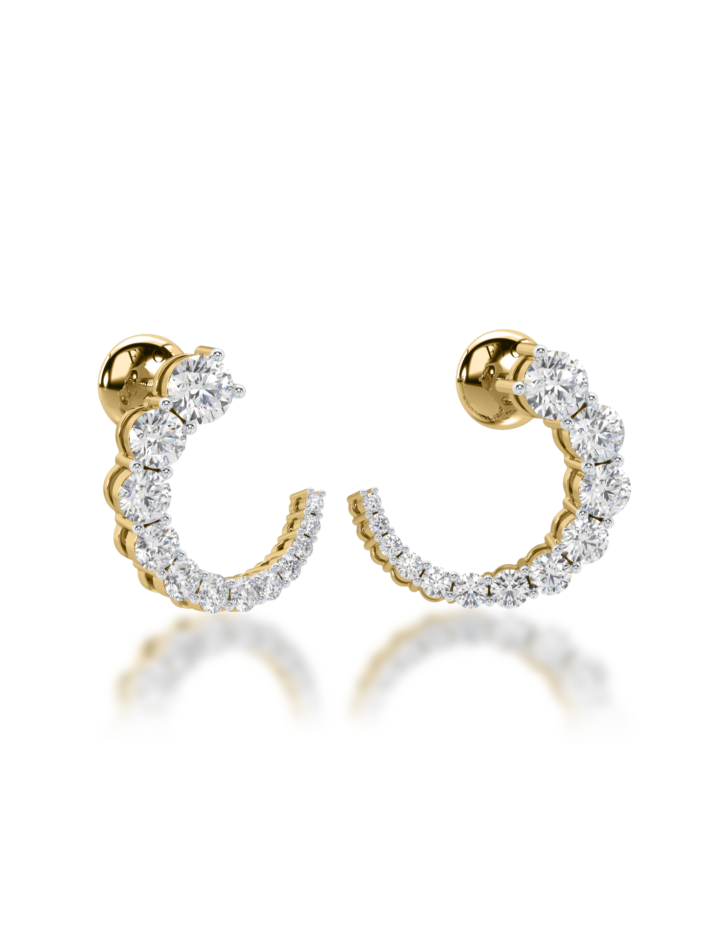 Moonlit Sparkle Diamond Earrings - Evol Jewels