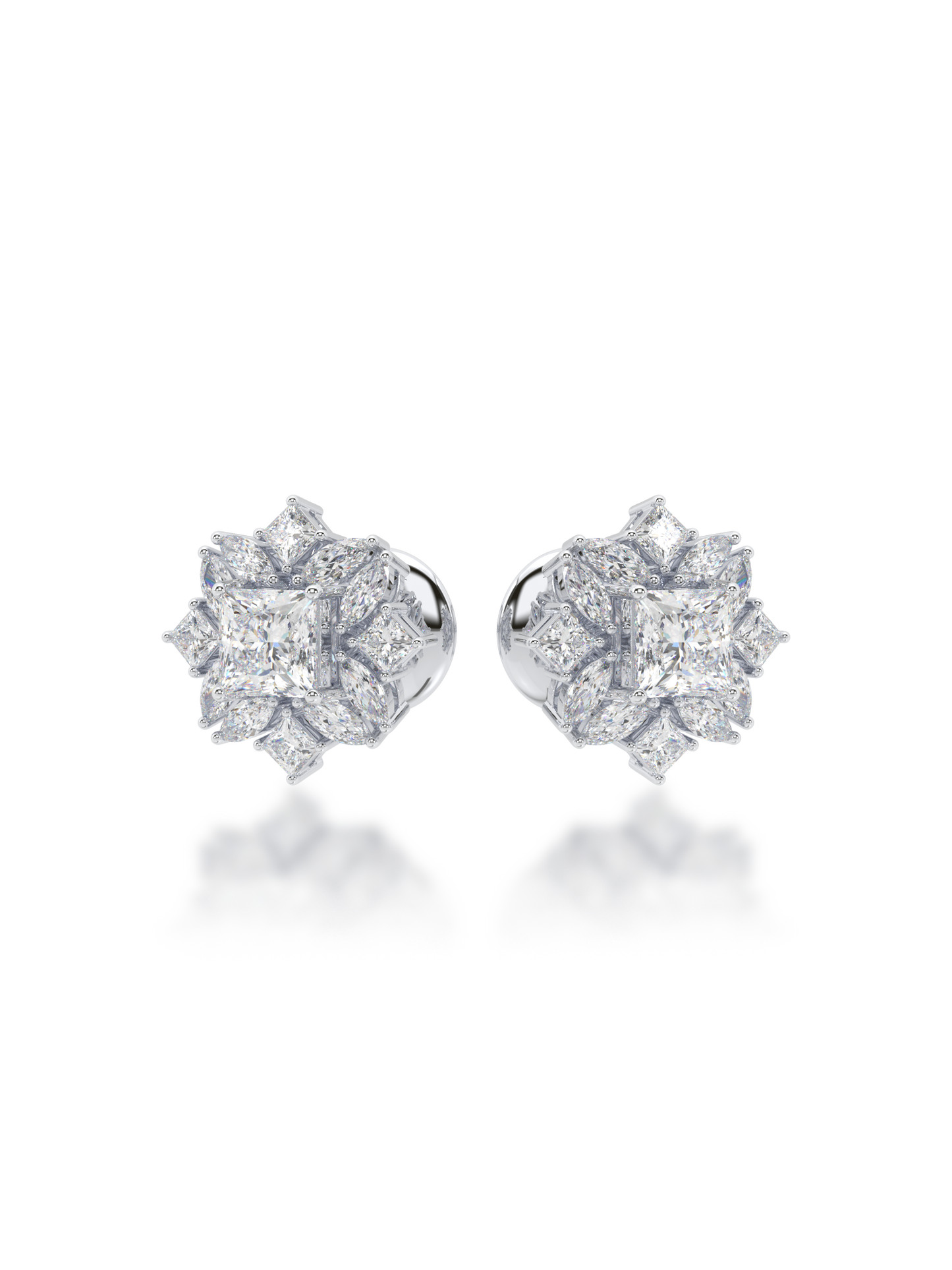 Jardin Diamond Earrings - Evol Jewels