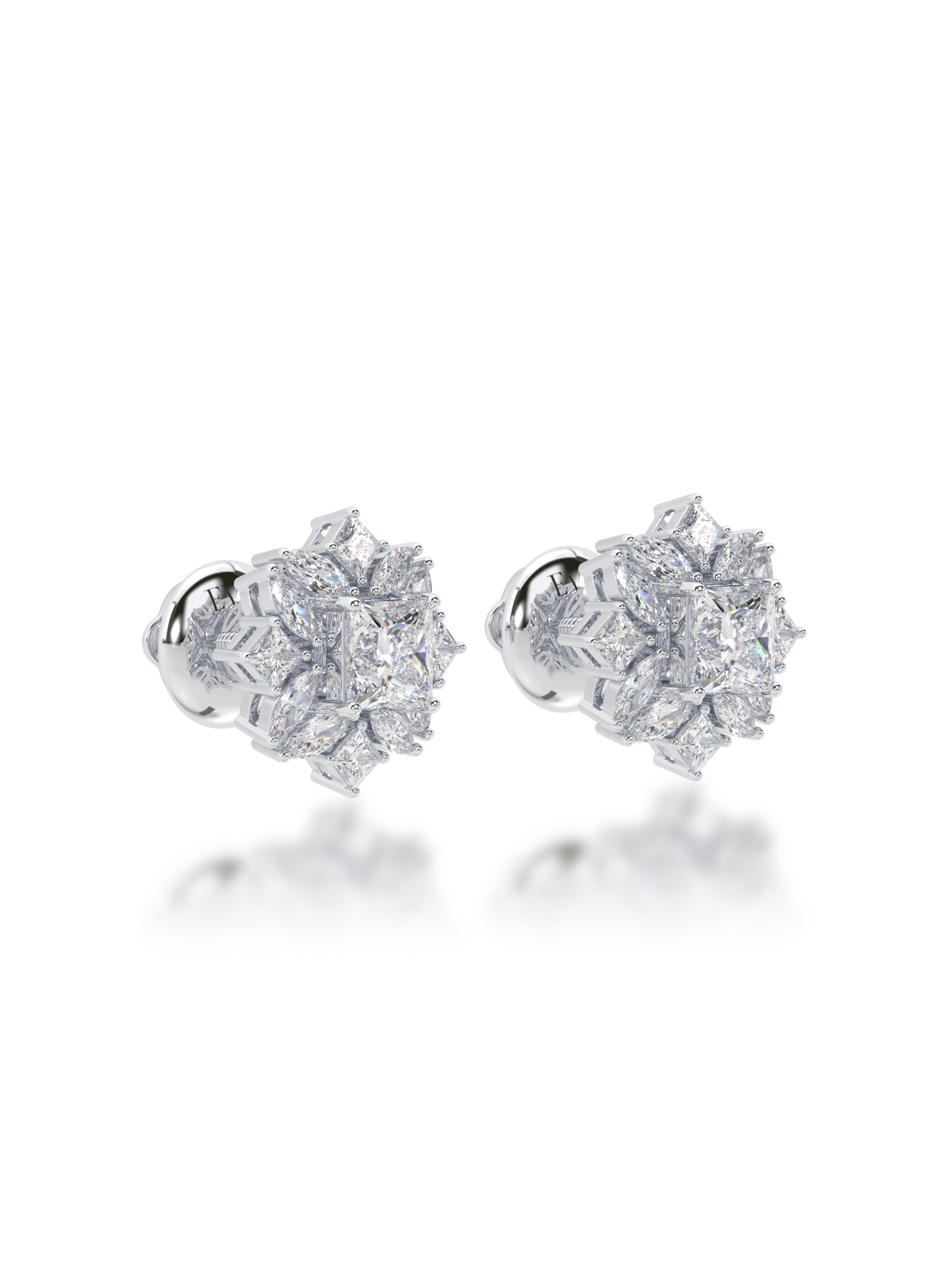 Jardin Diamond Earrings - Evol Jewels