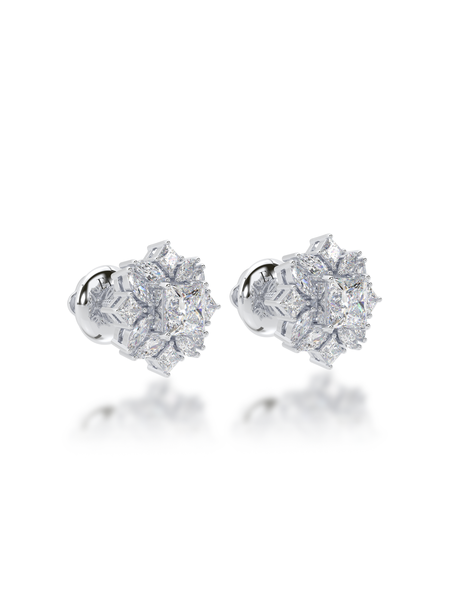 Jardin Diamond Earrings - Evol Jewels
