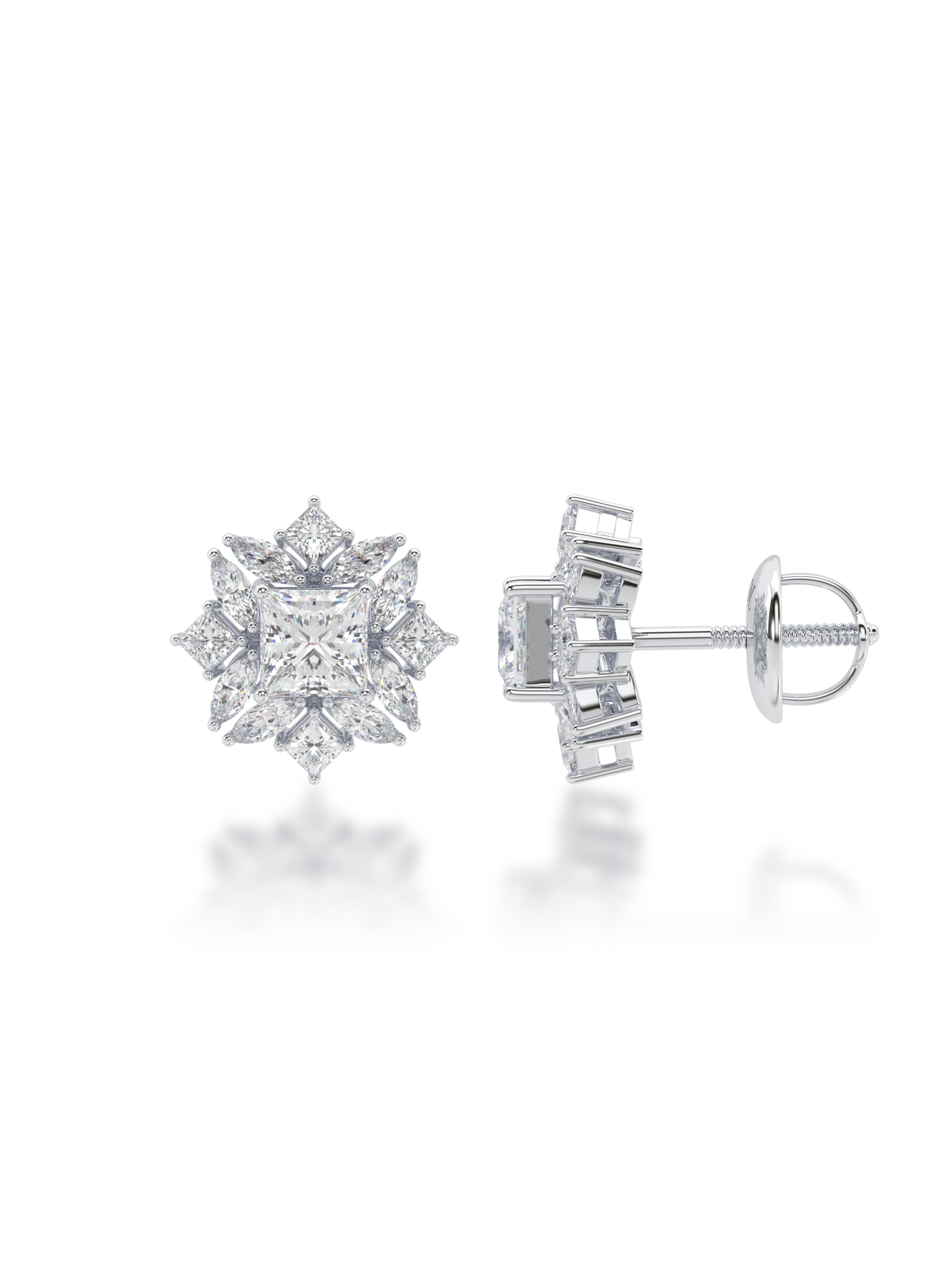 Jardin Diamond Earrings - Evol Jewels