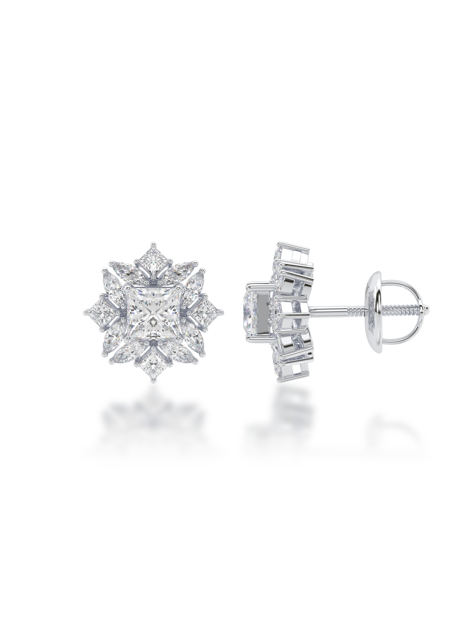 Jardin Diamond Earrings - Evol Jewels