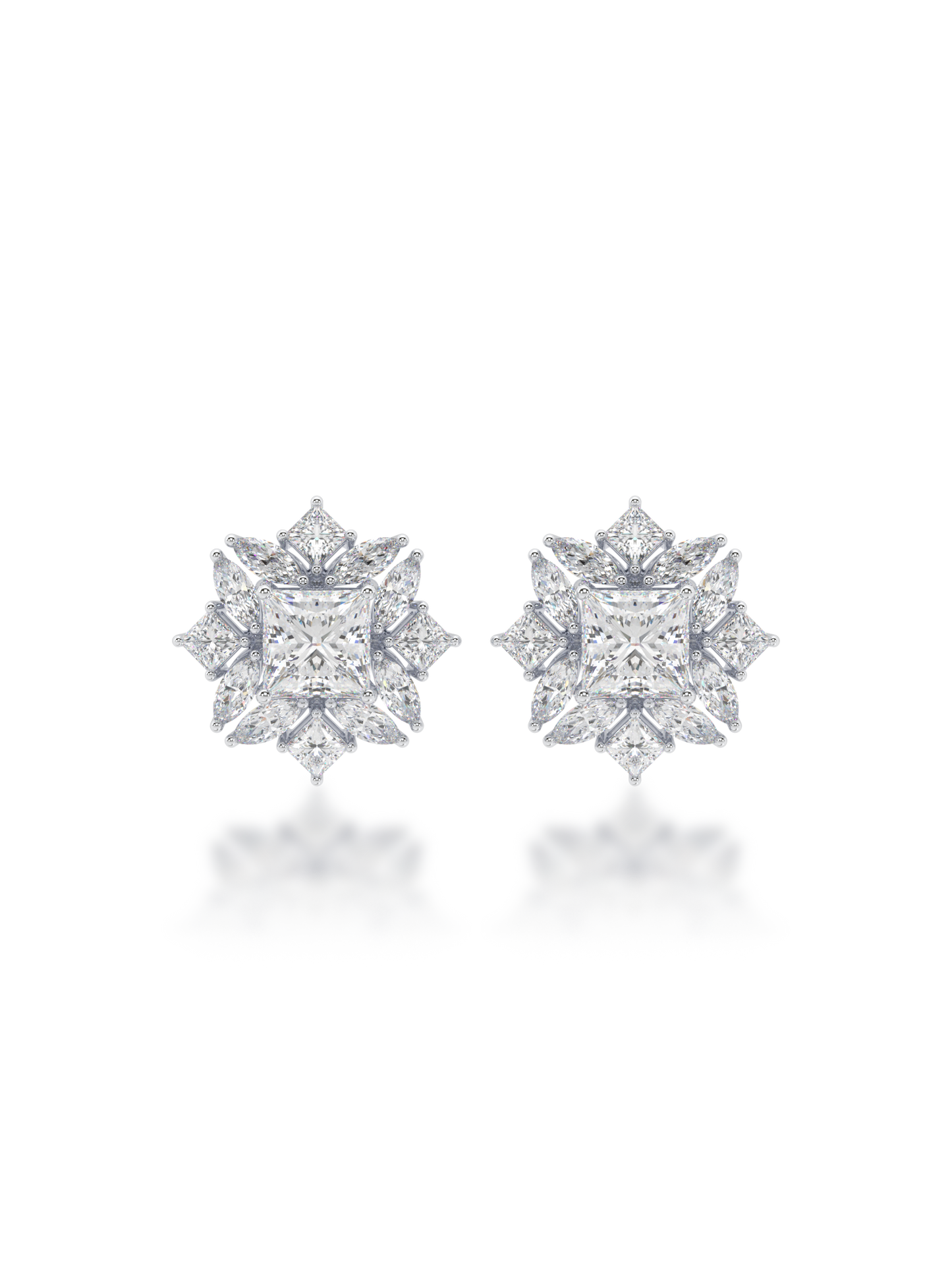 Jardin Diamond Earrings - Evol Jewels