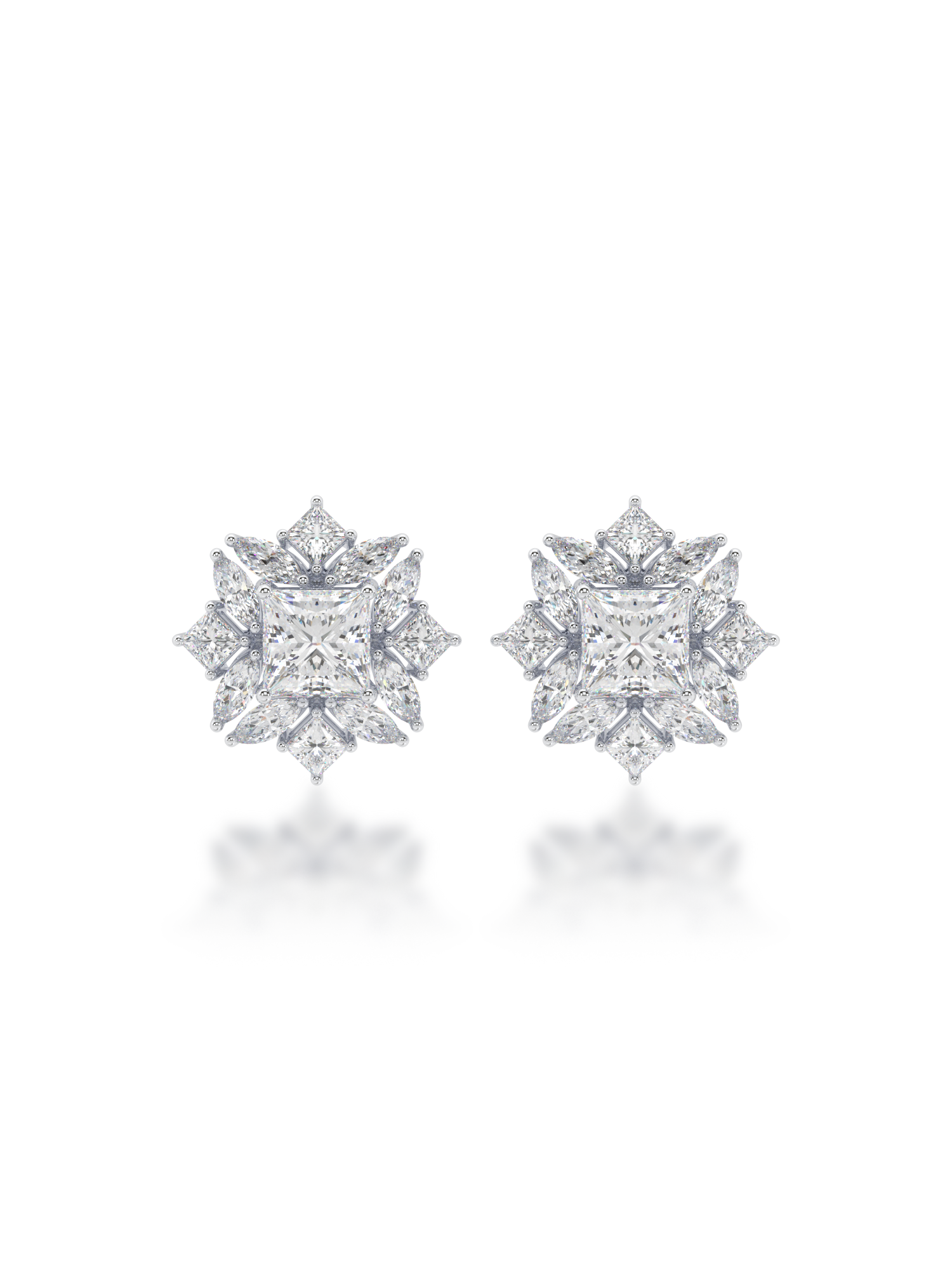 Jardin Diamond Earrings - Evol Jewels