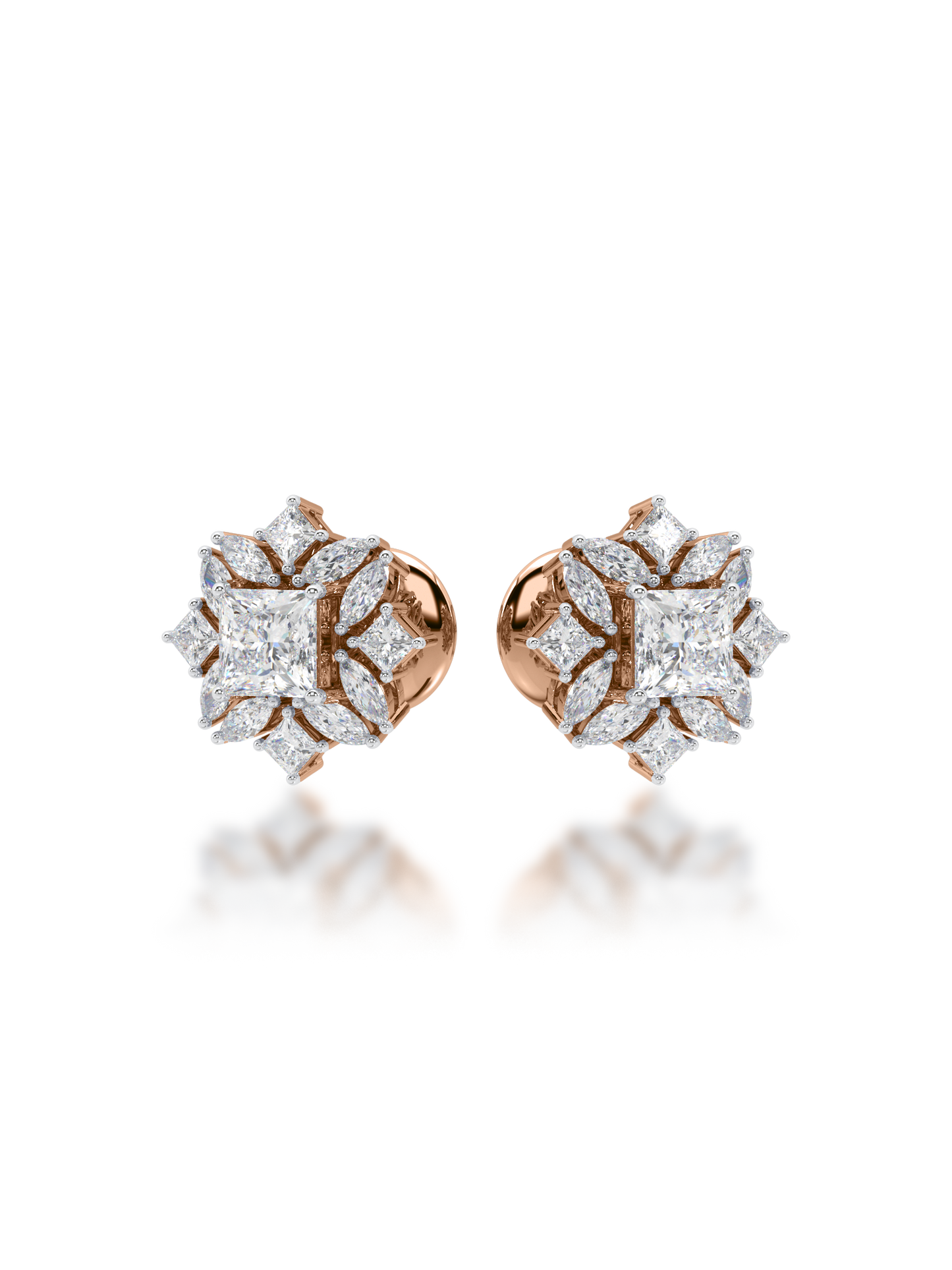 Jardin Diamond Earrings - Evol Jewels