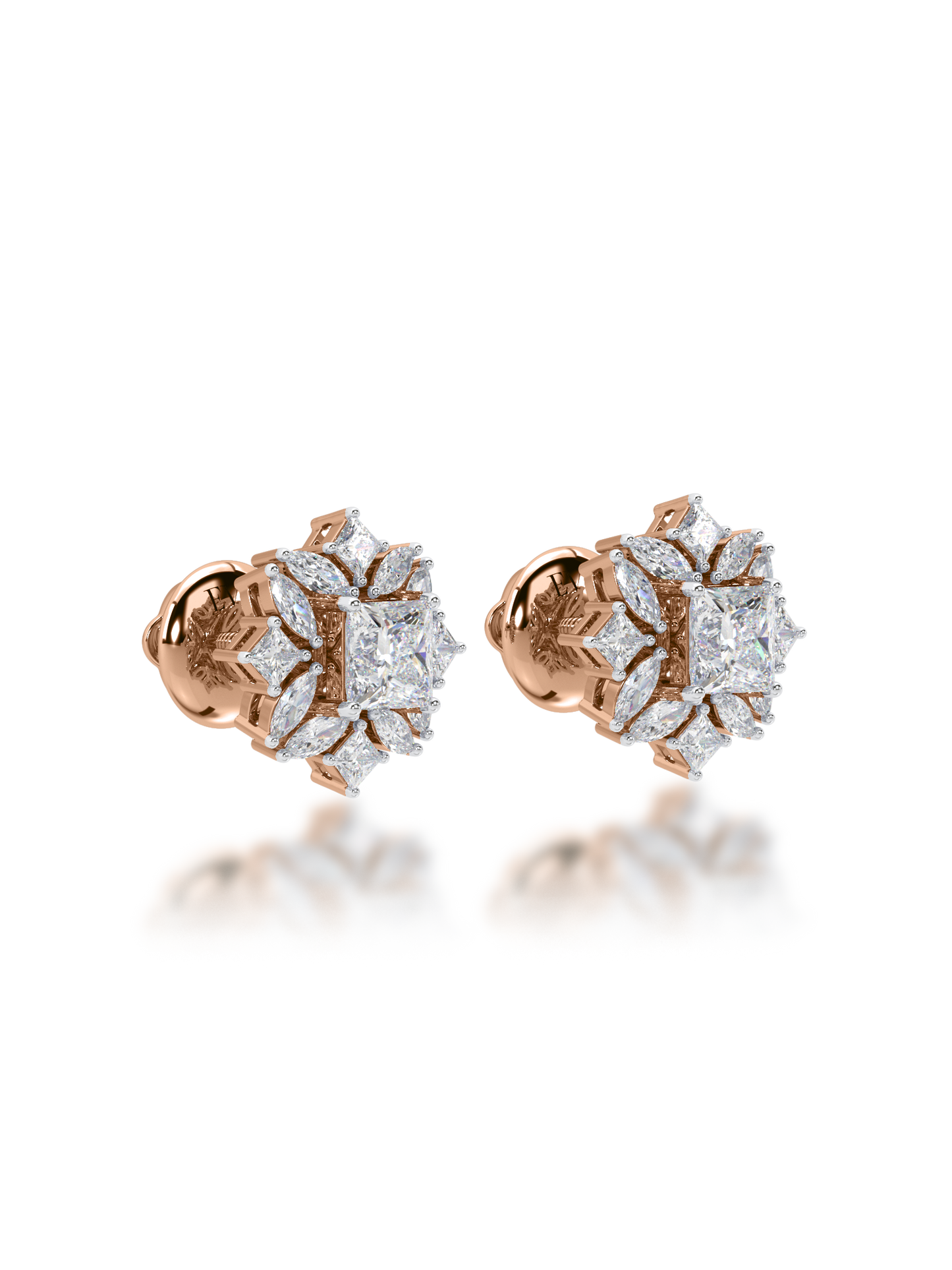 Jardin Diamond Earrings - Evol Jewels