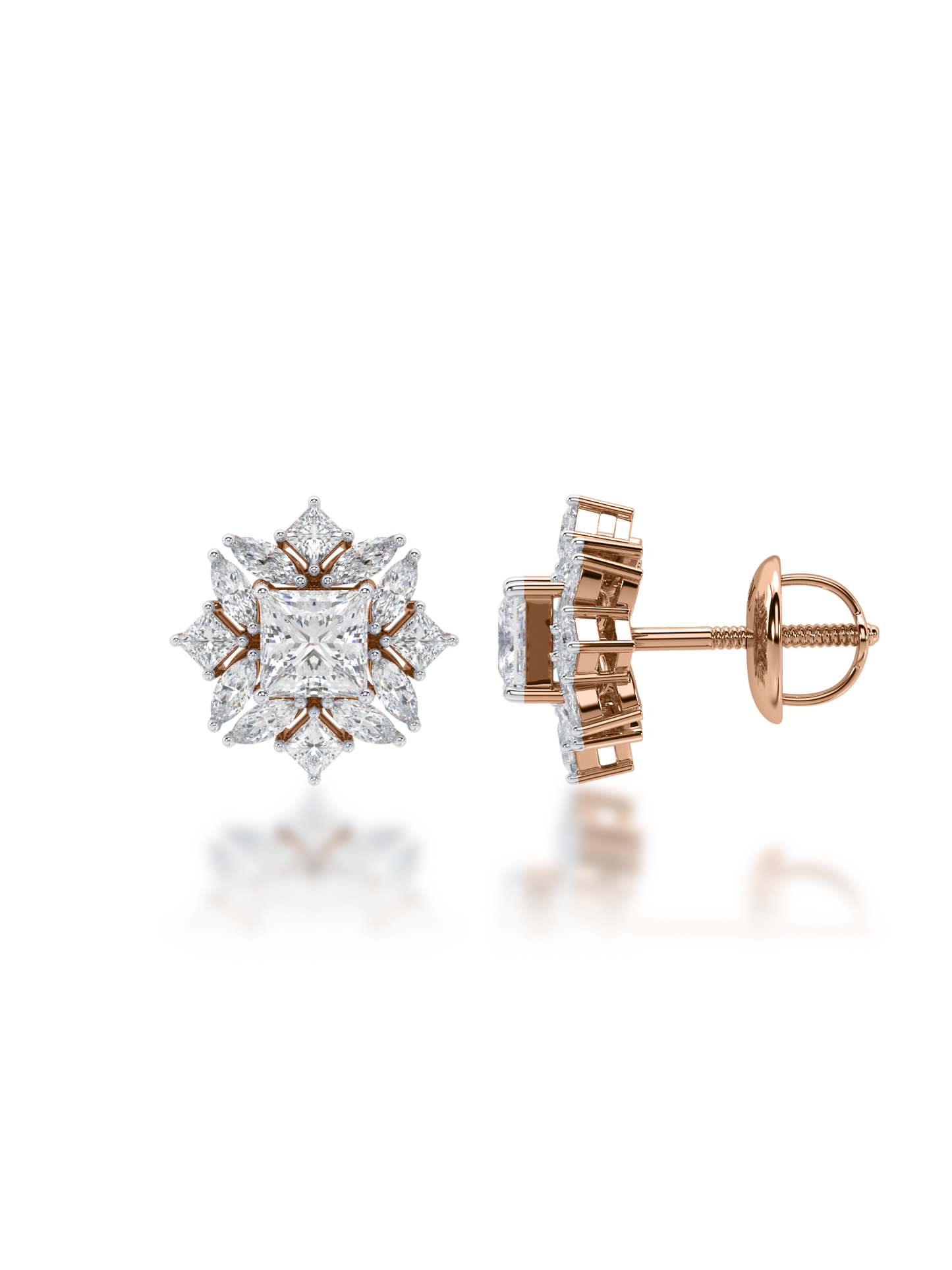 Jardin Diamond Earrings - Evol Jewels